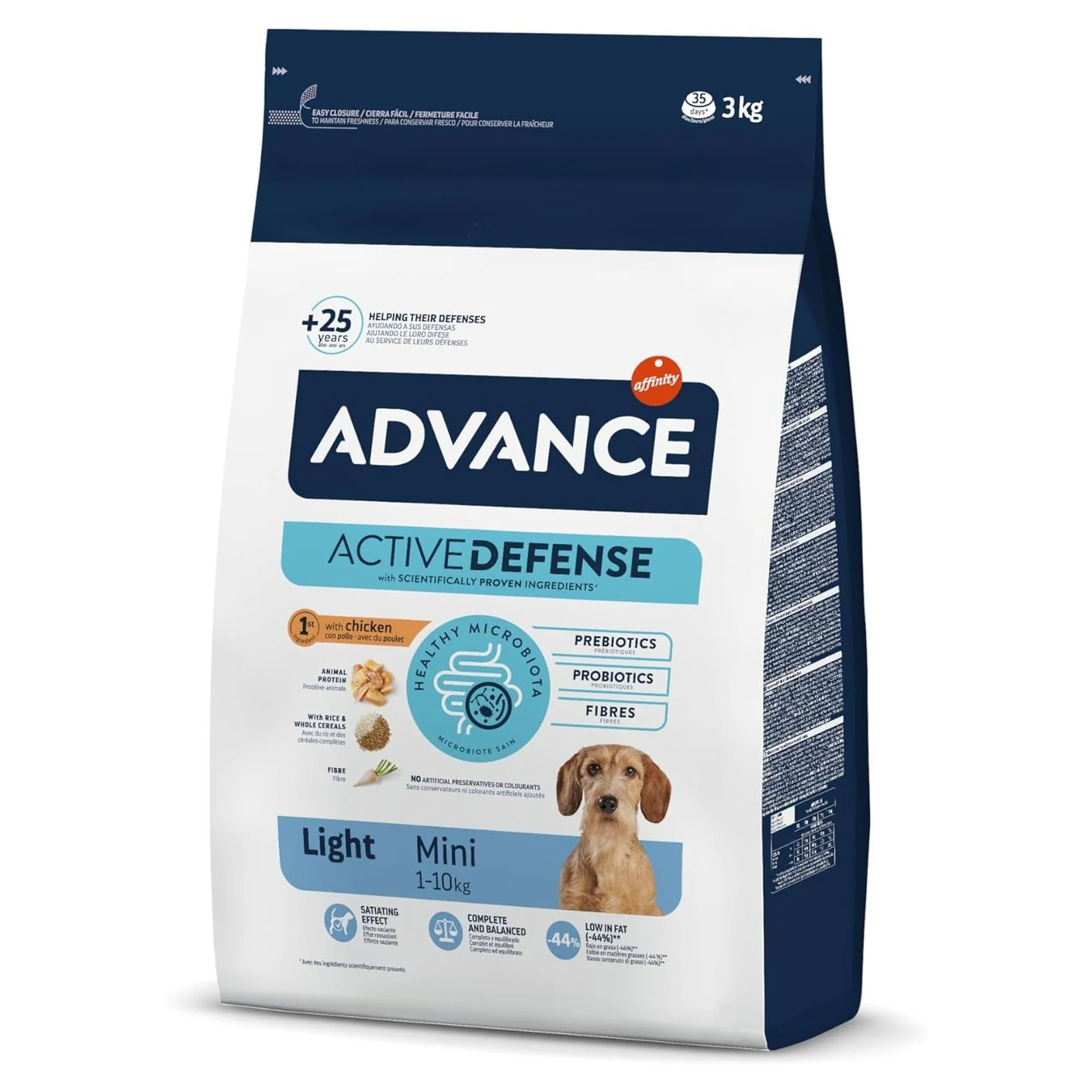 Advance Light Tavuklu Küçük Irk Köpek Maması 3 KG