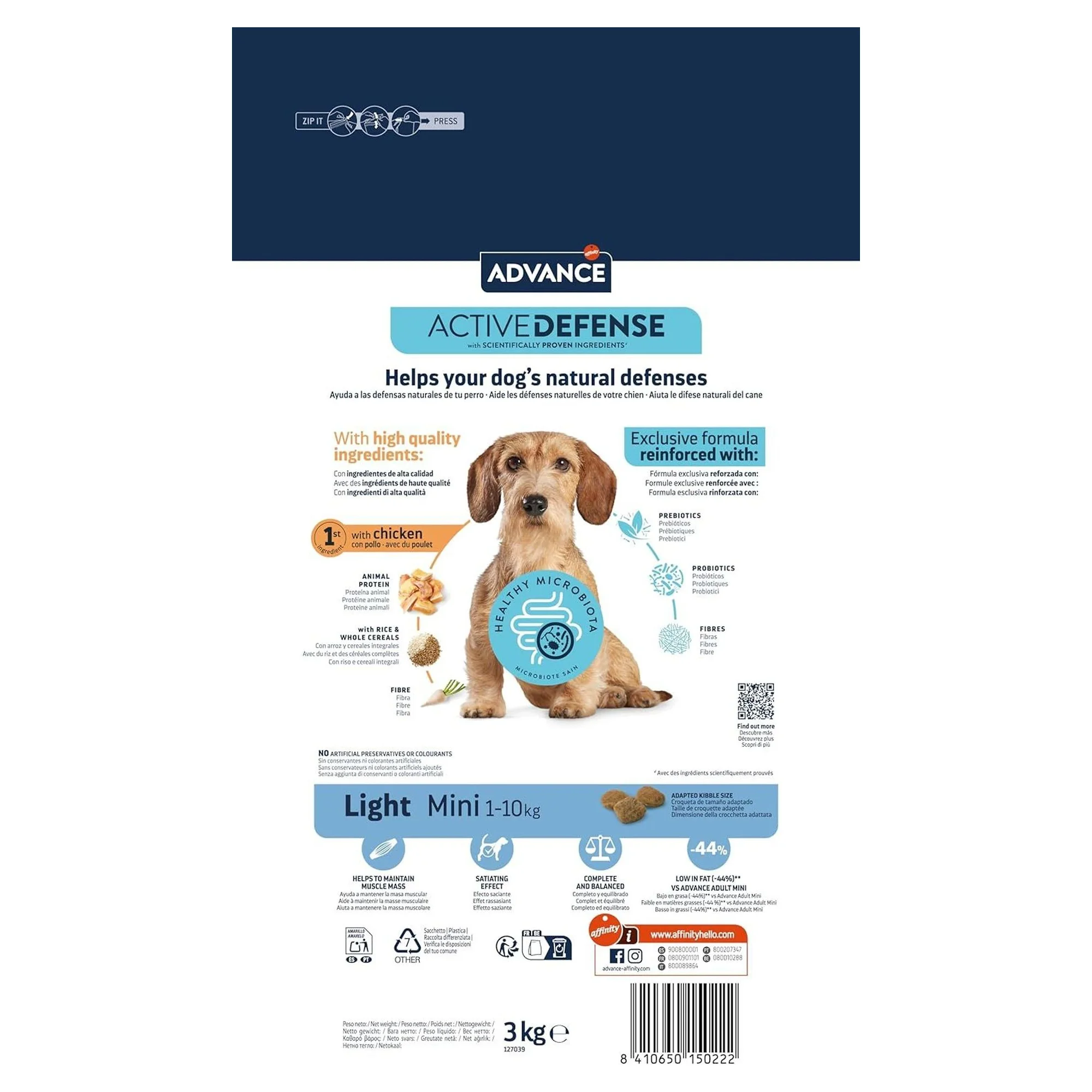 Advance Light Tavuklu Küçük Irk Köpek Maması 3 KG — Diyet, 3 kg — Görsel 3