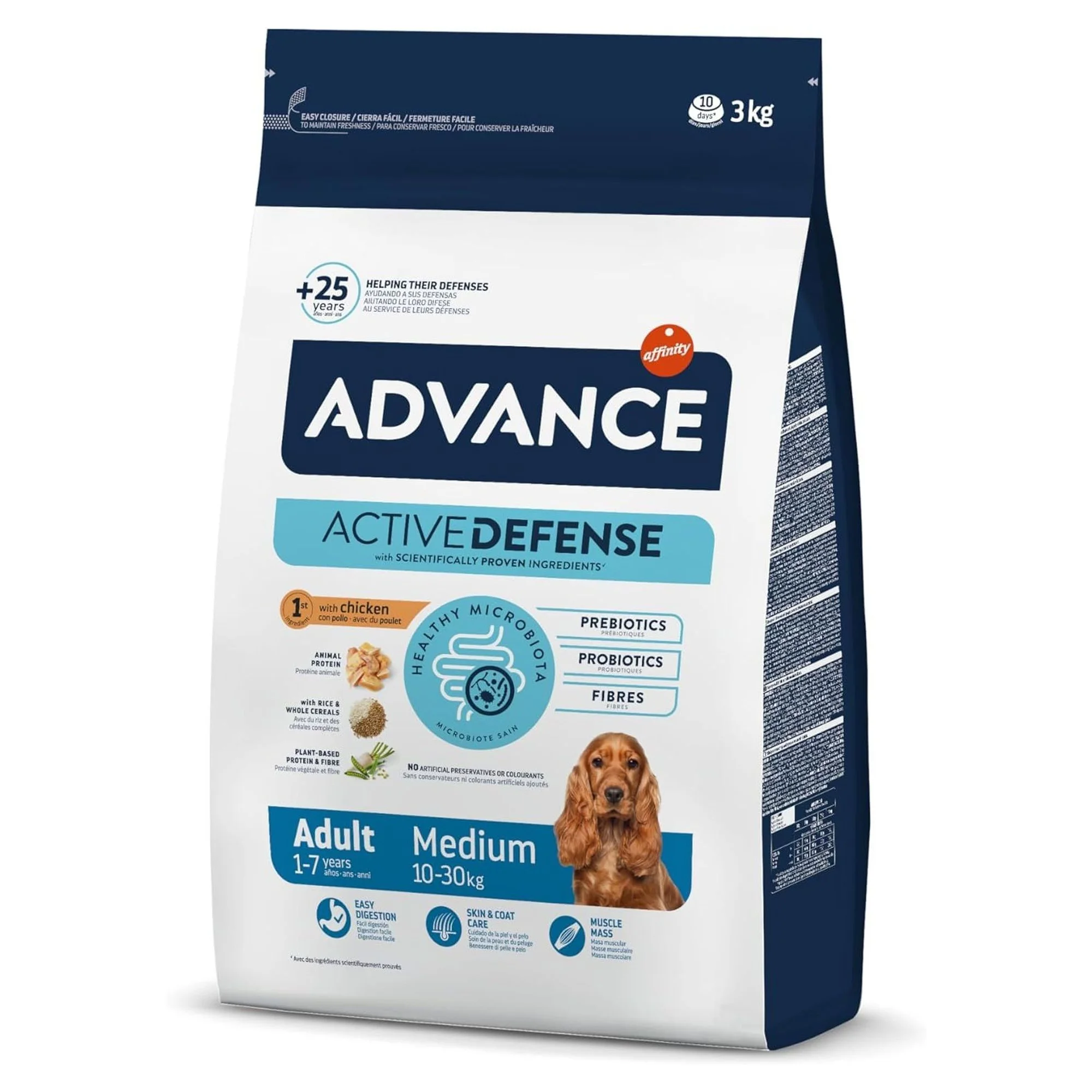 Advance Tavuklu Orta Irk Yetişkin Köpek Maması 3 KG