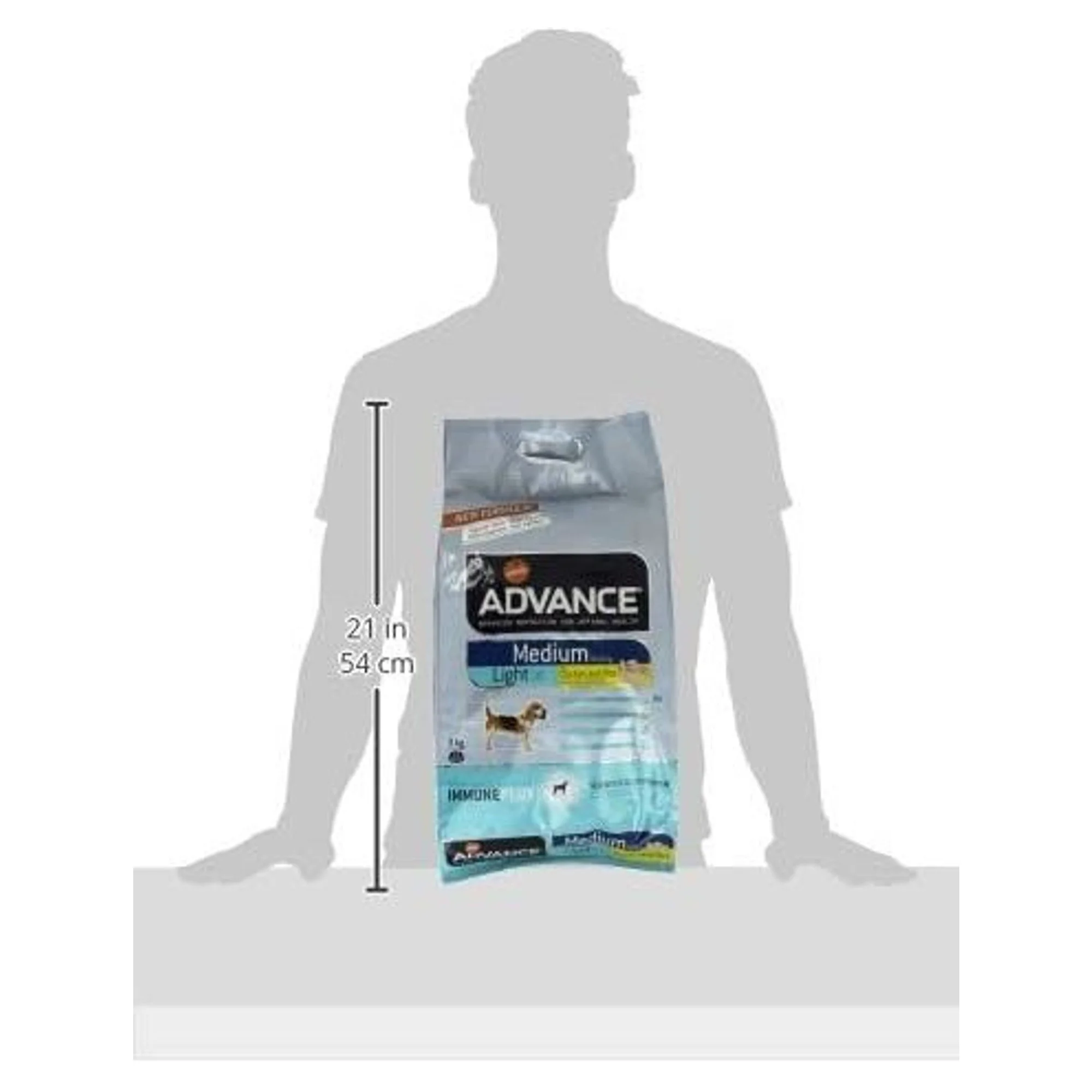 Advance Light Tavuklu Orta Irk Yetişkin Köpek Maması 3 KG — Diyet, 3 kg — Görsel 4