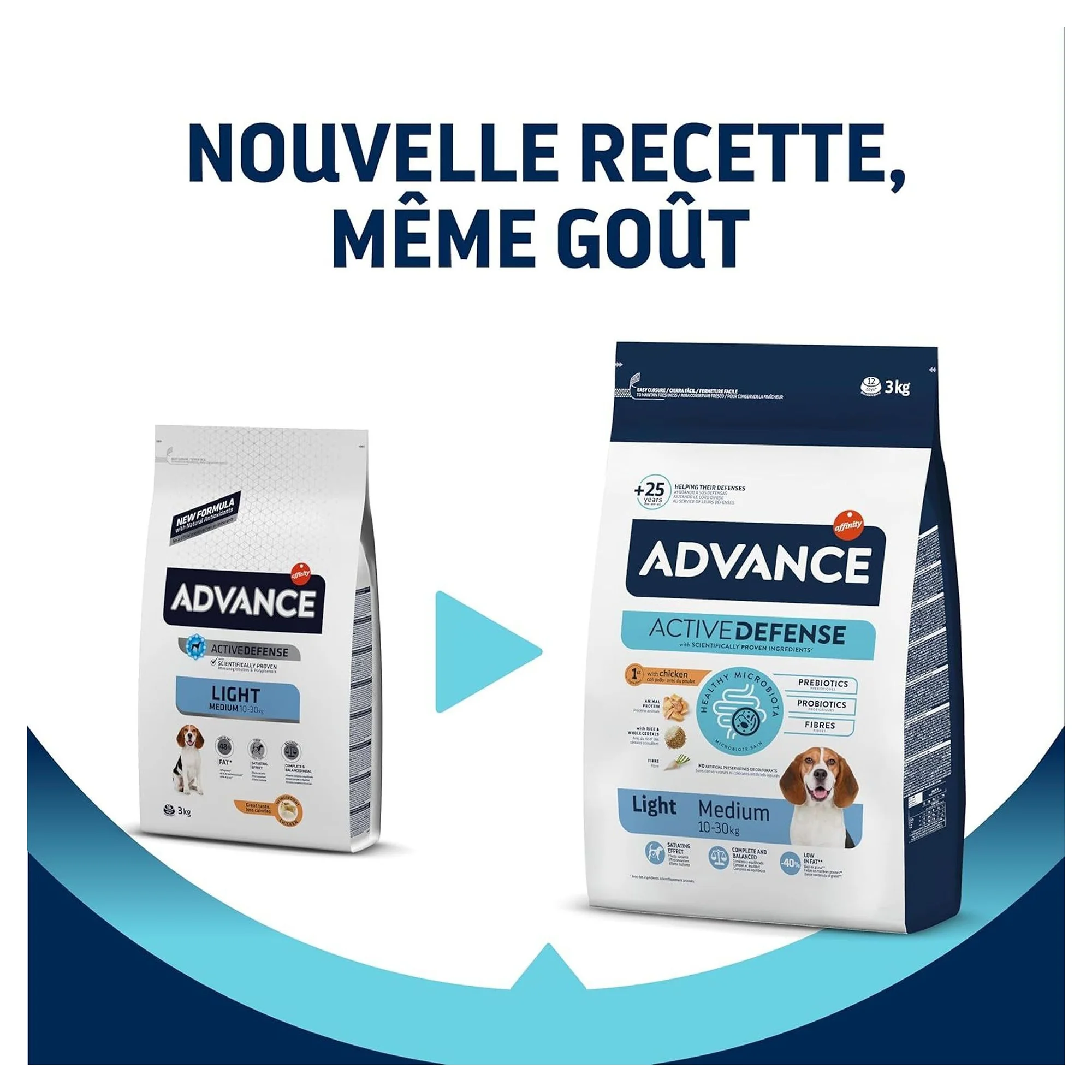 Advance Light Tavuklu Orta Irk Yetişkin Köpek Maması 3 KG — Diyet, 3 kg — Görsel 5