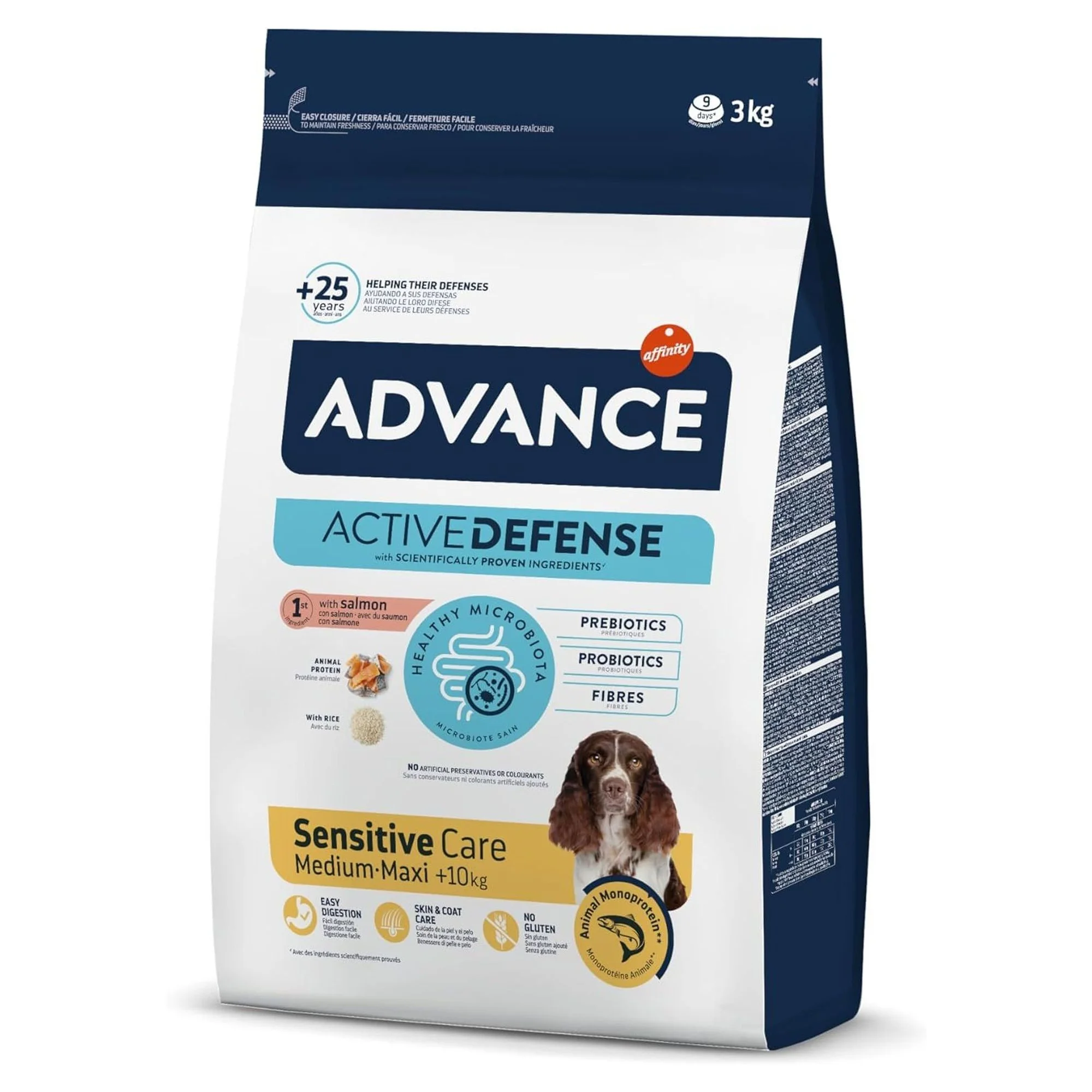 Advance Sensitive Hassas Sindirim için Somonlu ve Pirinçli Kısırlaştırılmış Yetişkin Köpek Maması 3 KG