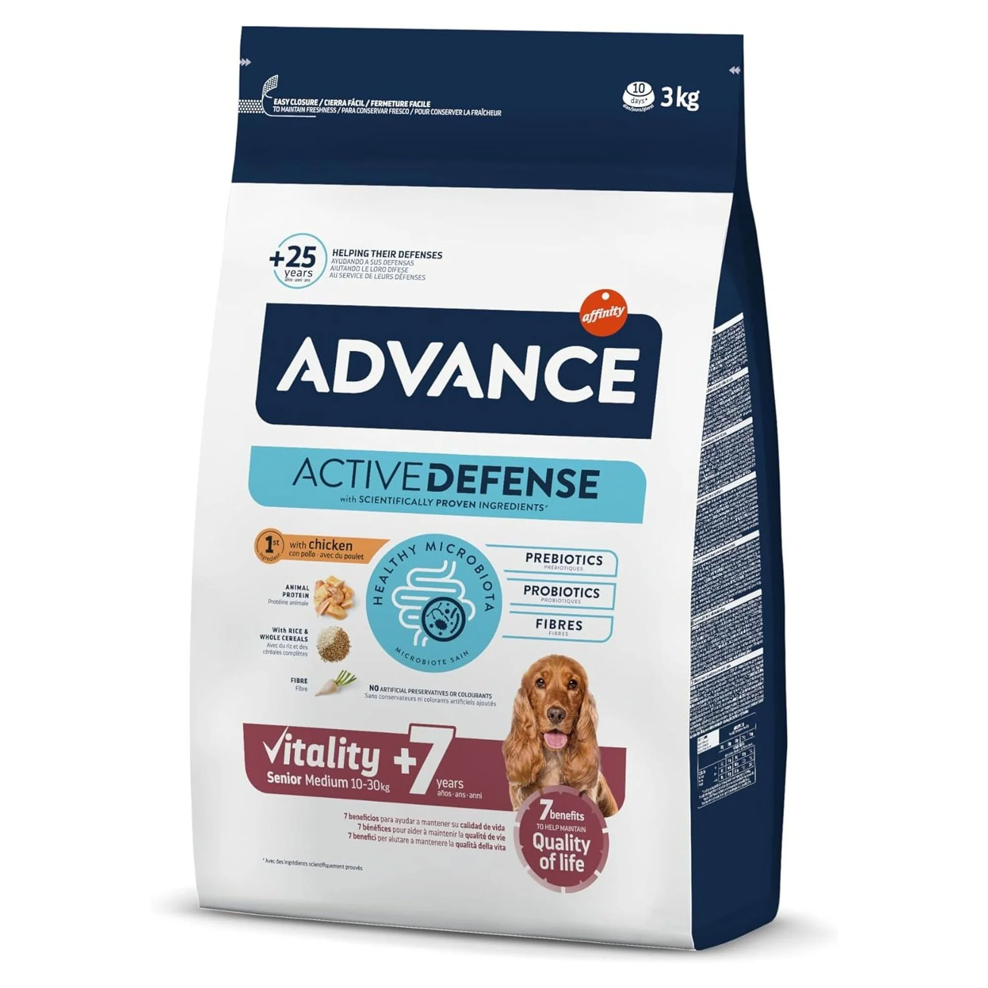Advance Senior Medium Tavuklu Orta Irk Yaşlı Köpek Maması 3 KG