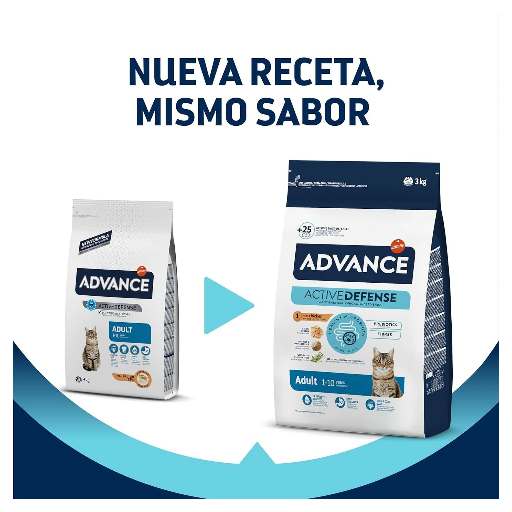 Advance Adult Tavuklu ve Pirinçli Yetişkin Kedi Maması 3 KG — Normal, 3 kg — Görsel 3