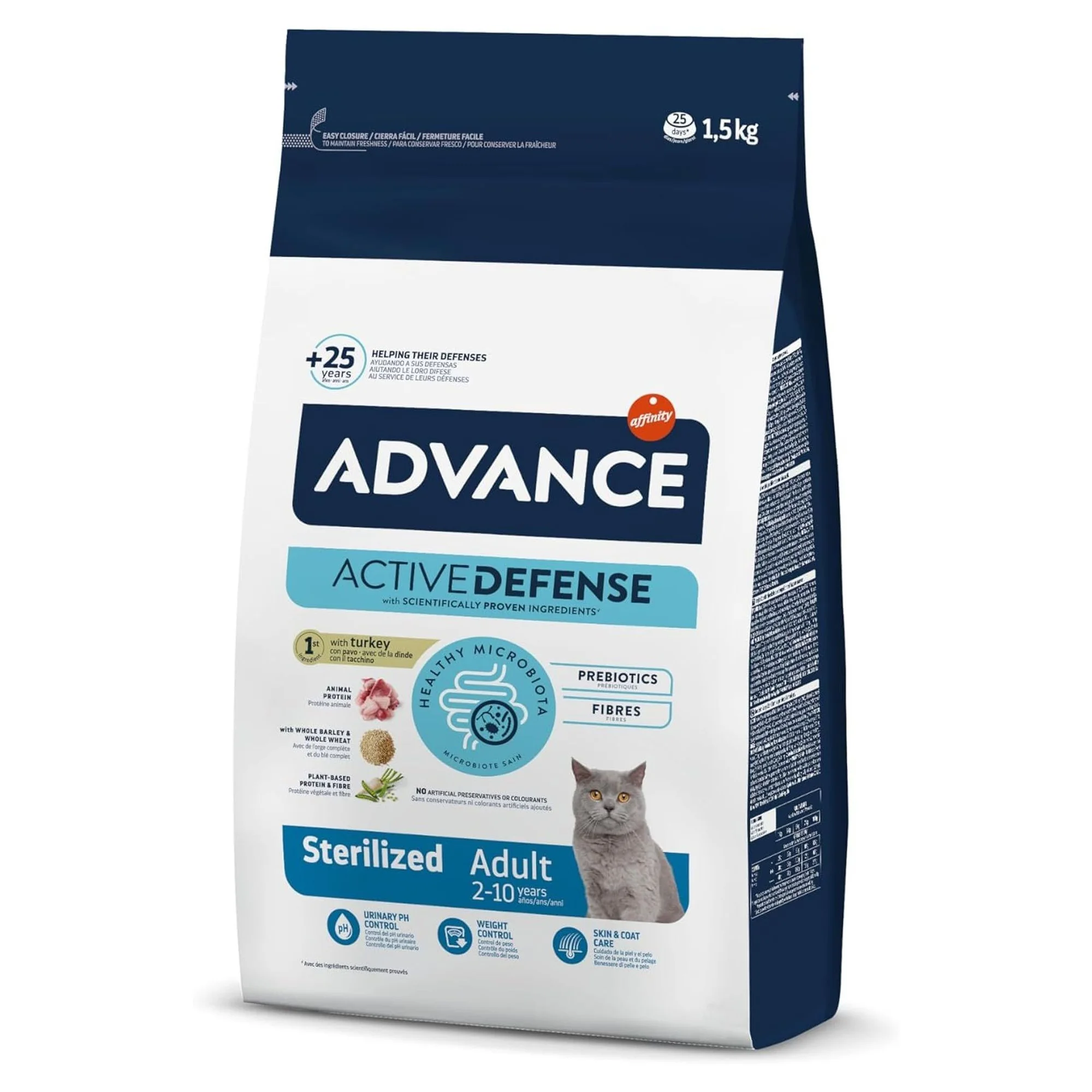 Advance Hindili Kısırlaştırılmış Yetişkin Kedi Maması 1.5 KG