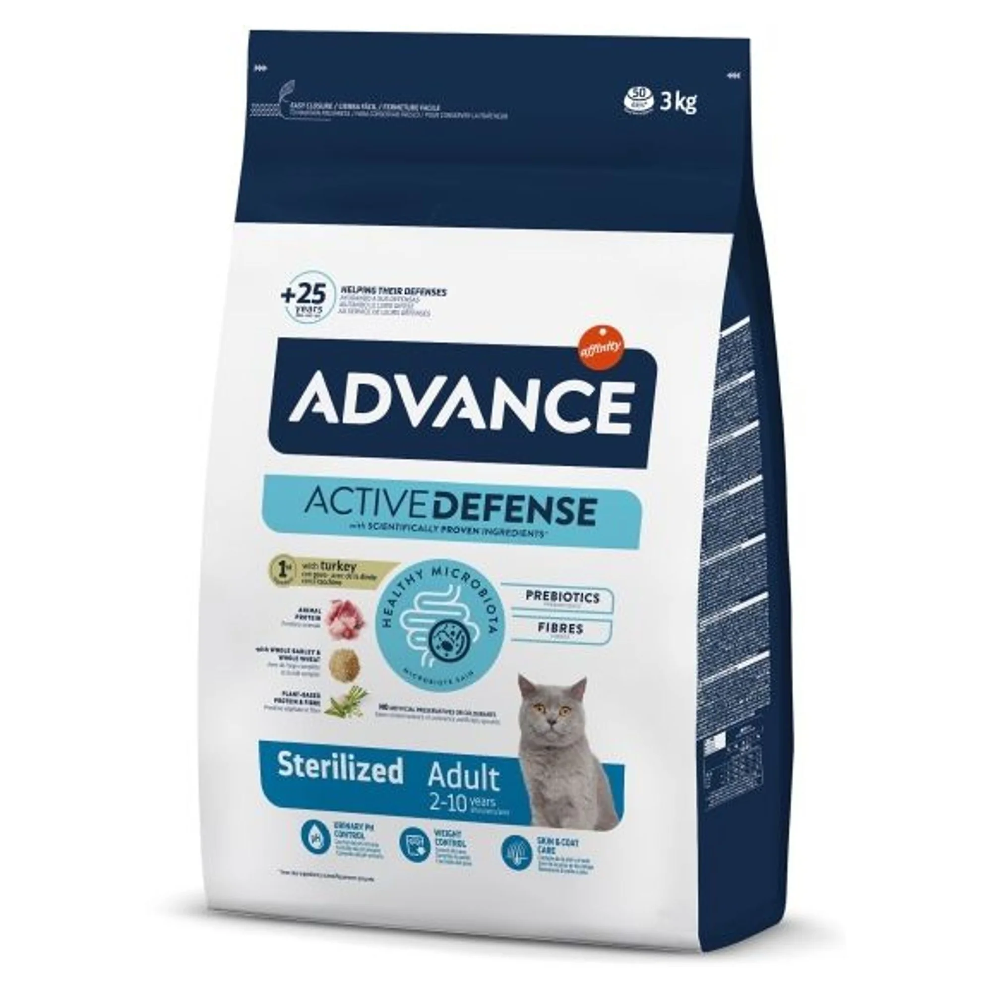 Advance Advance Hindili Kısırlaştırılmış Yetişkin Kedi Maması 3 KG
