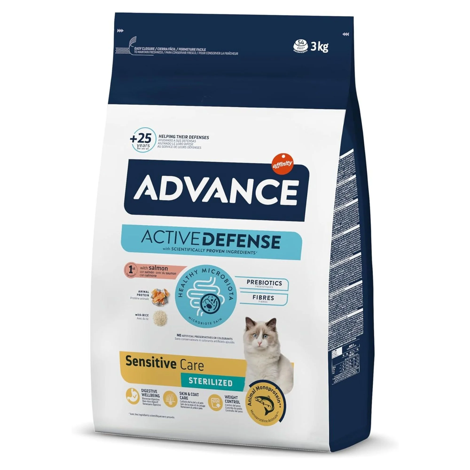 Advance Hassas Sindirim için Somonlu Kısırlaştırılmış Yetişkin Kedi Maması 3 KG