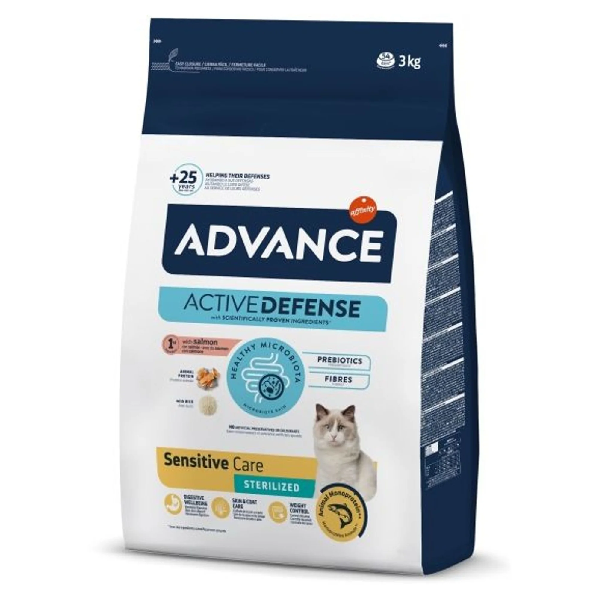 Advance Hassas Sindirim için Somonlu Kısırlaştırılmış Yetişkin Kedi Maması 3 KG