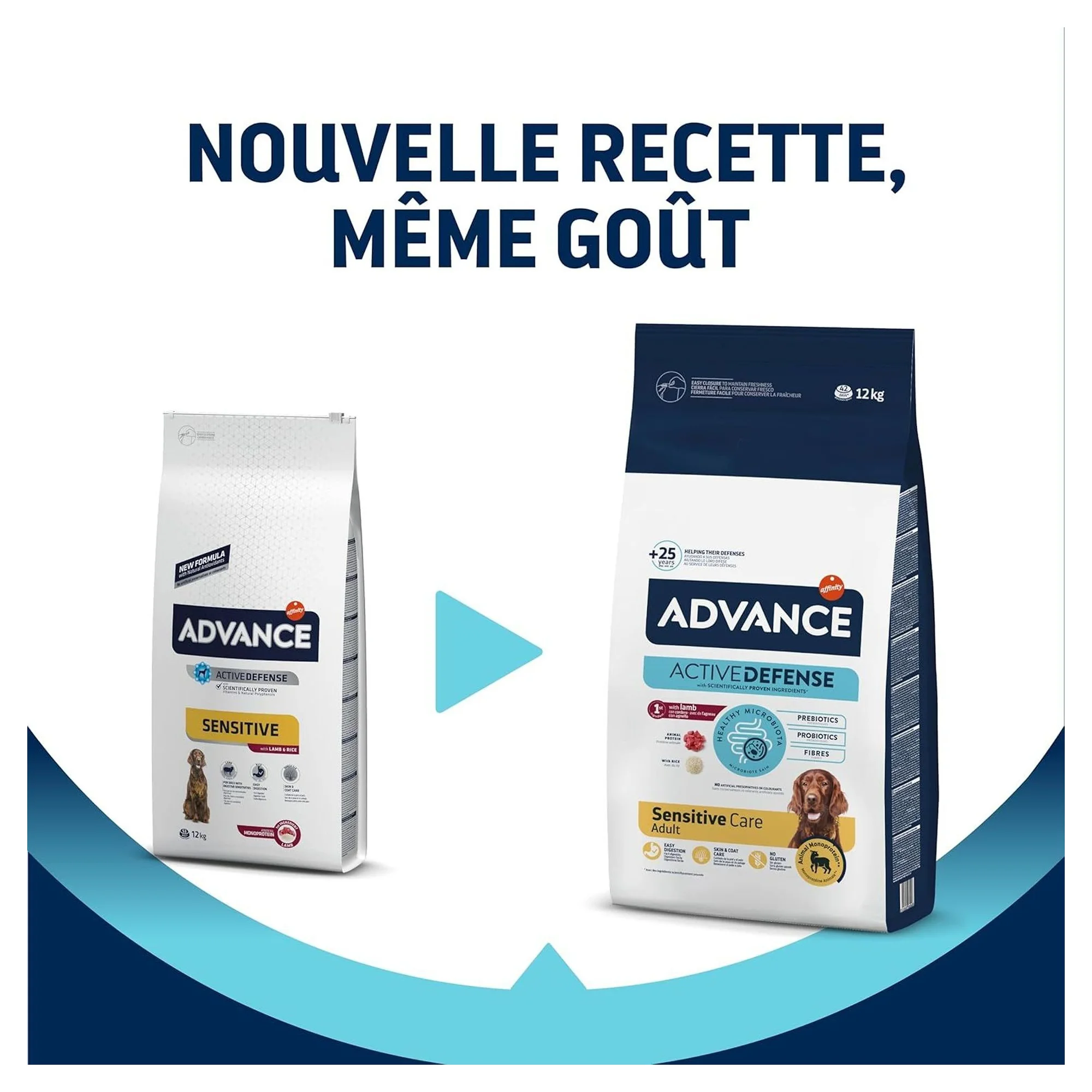 Advance Sensitive Hassas Sindirim için Kuzulu ve Pirinçli Yetişkin Köpek Maması 12 KG — 12.3 kg — Görsel 6