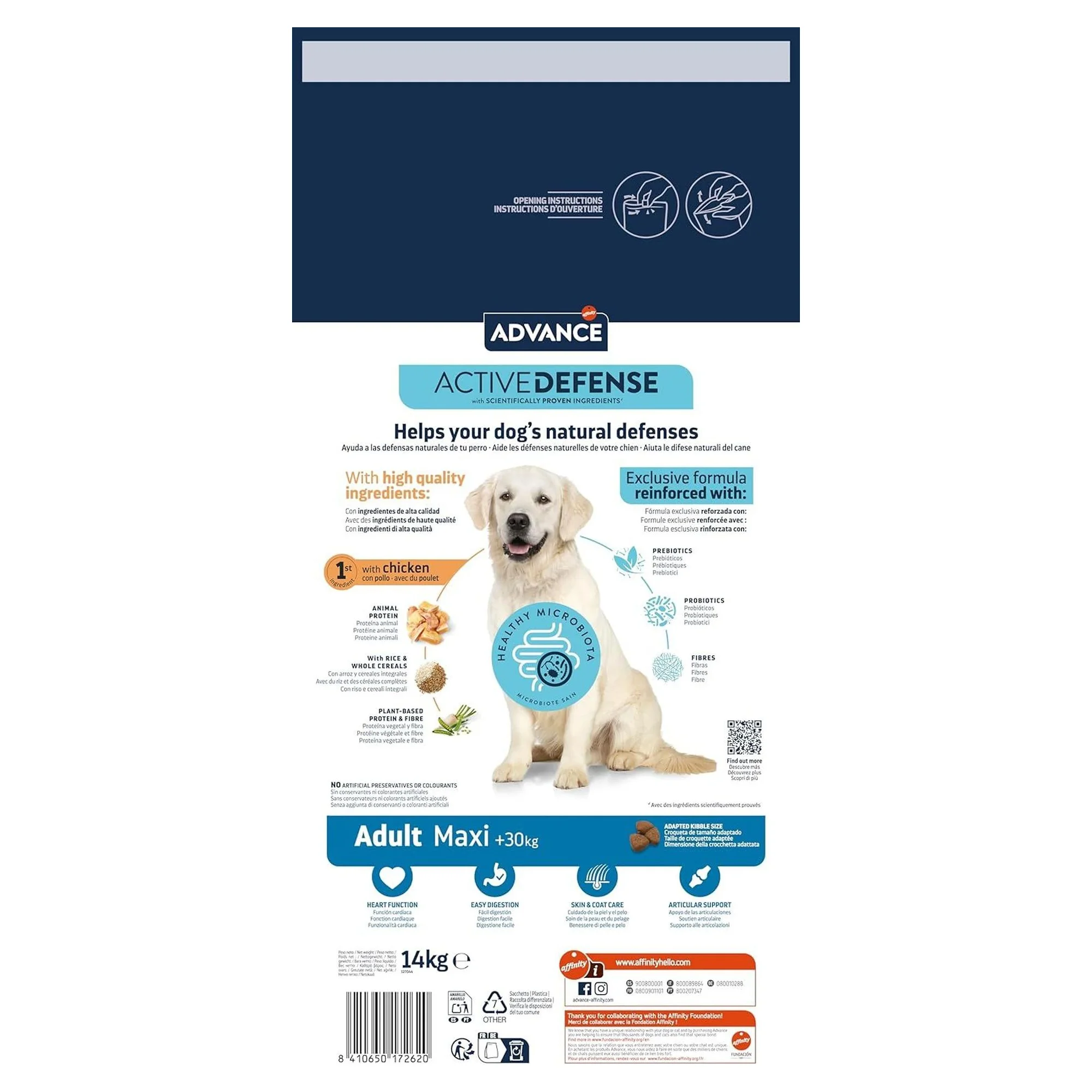 Advance Tavuklu ve Pirinçli Büyük Irk Yetişkin Köpek Maması 14 KG — Normal, 14.1 kg — Görsel 3