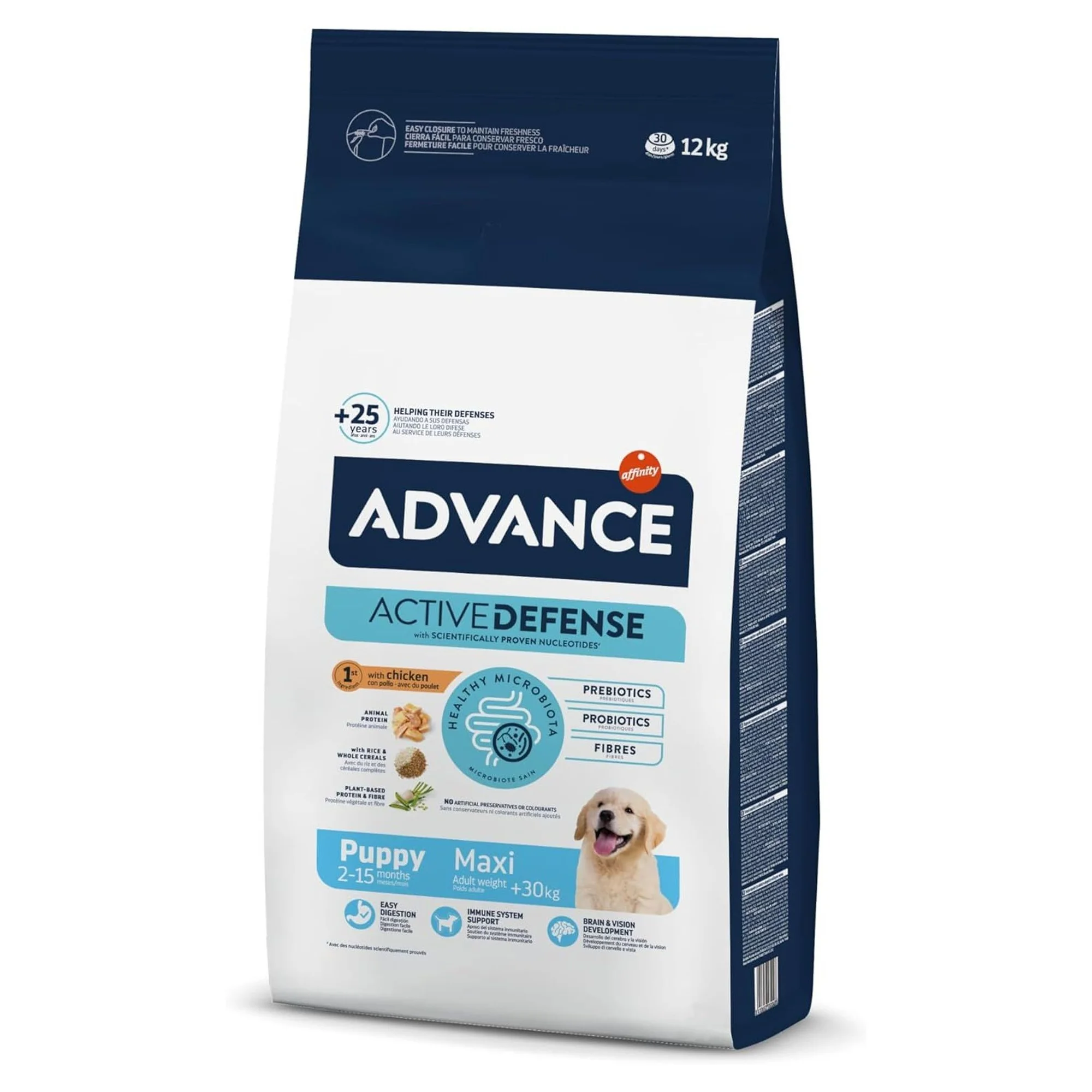 Advance Puppy Protect Tavuklu Büyük Irk Yavru Köpek Maması 12 KG