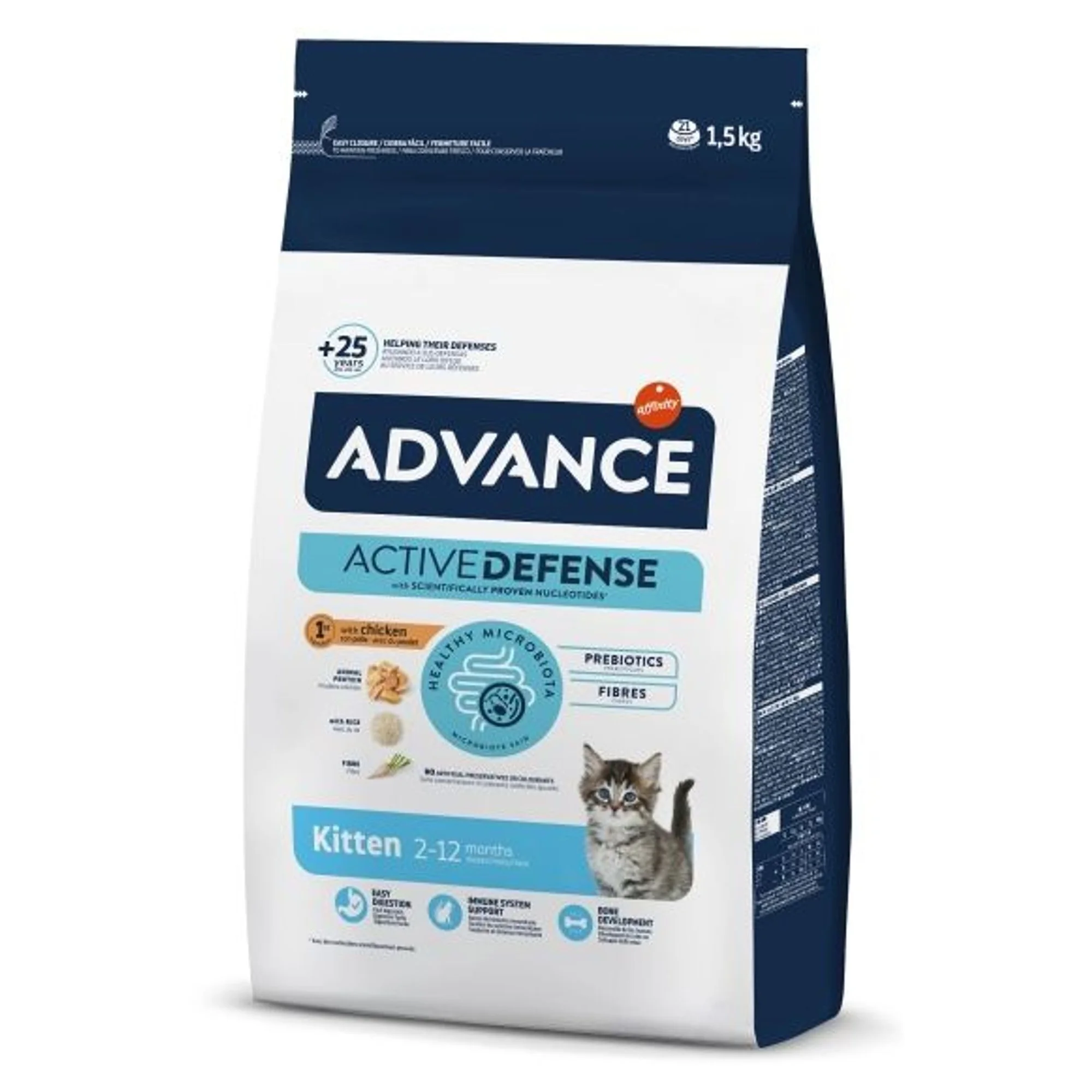 Advance Kitten Tavuklu ve Pirinçli Yavru Kedi Maması 1.5 KG