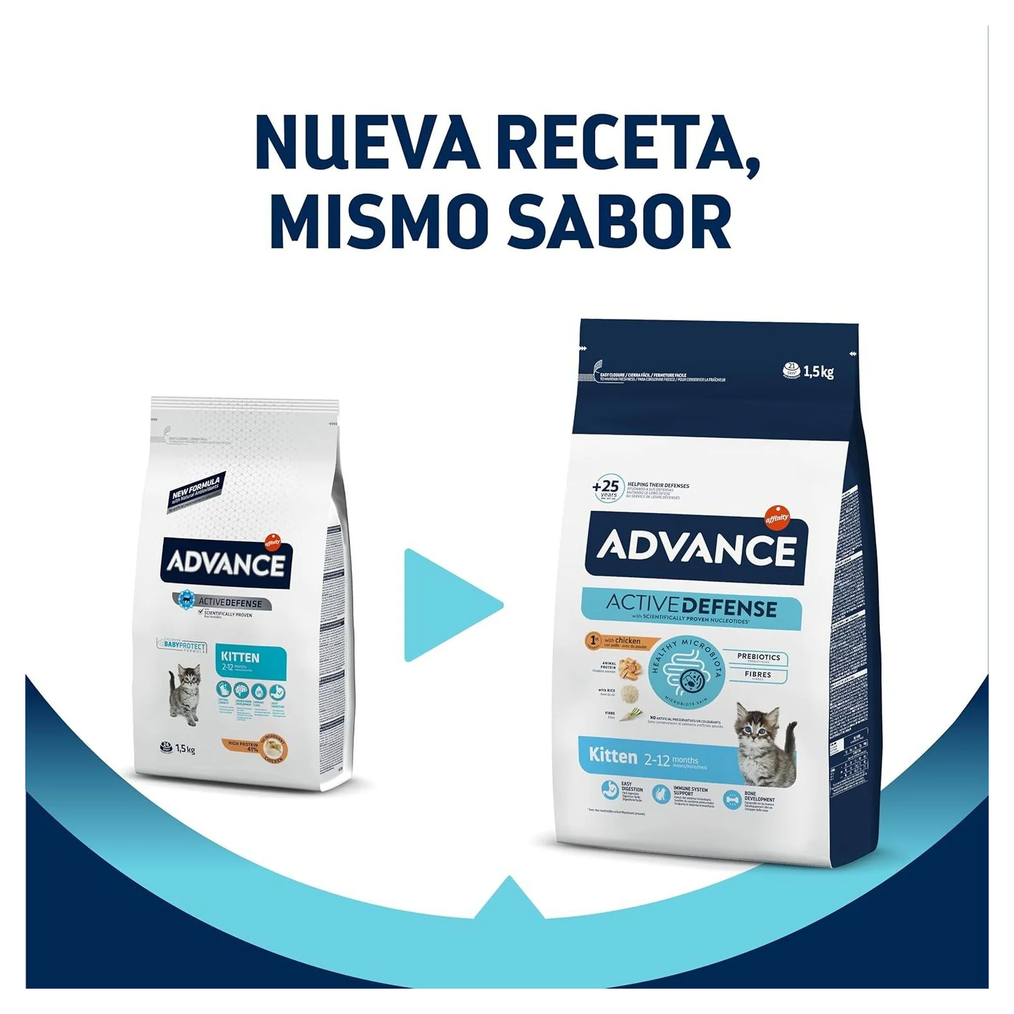 Advance Kitten Tavuklu ve Pirinçli Yavru Kedi Maması 1.5 KG — Normal, 1.5 kg — Görsel 3