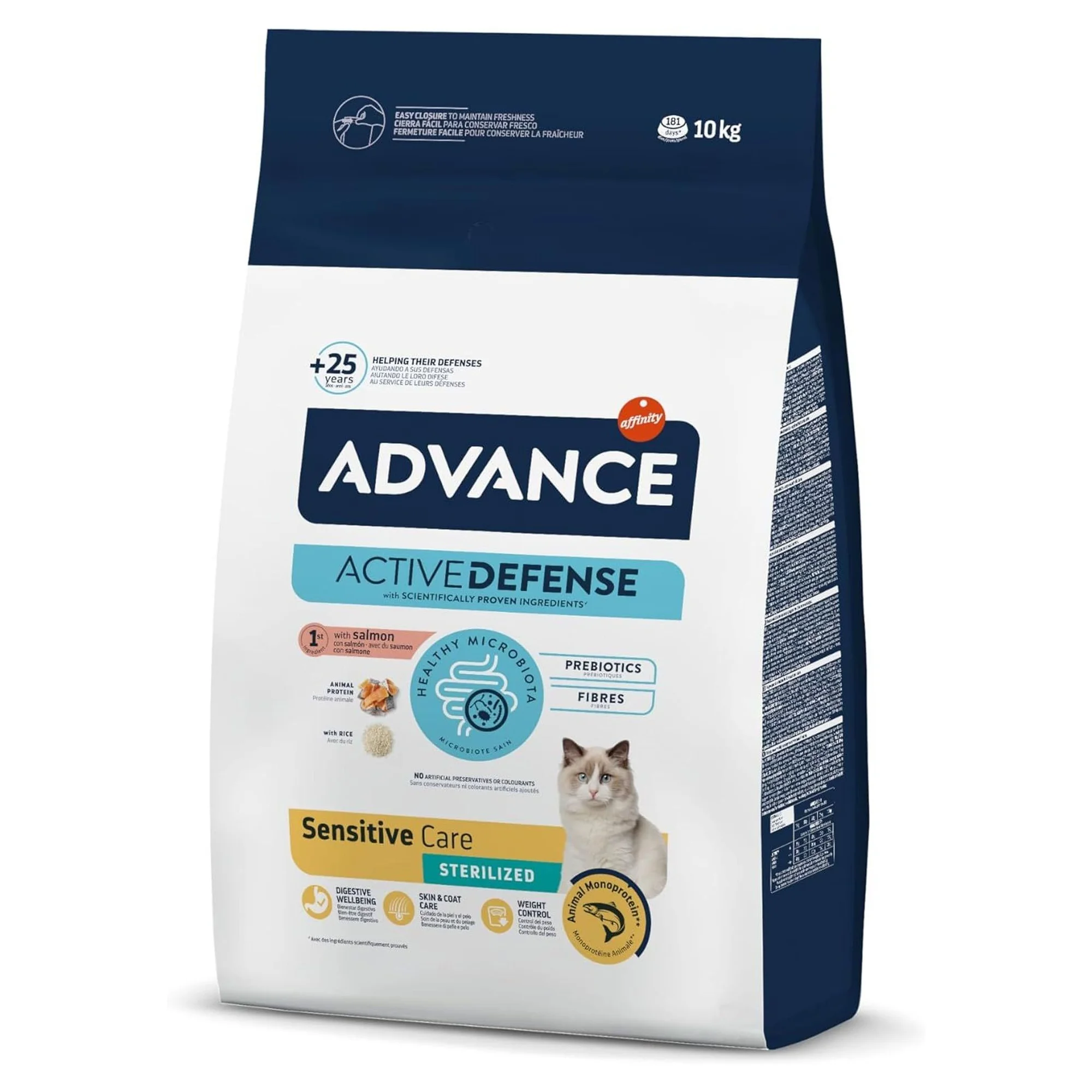 Advance Hassas Sindirim için Somonlu Kısırlaştırılmış Yetişkin Kedi Maması 10 KG