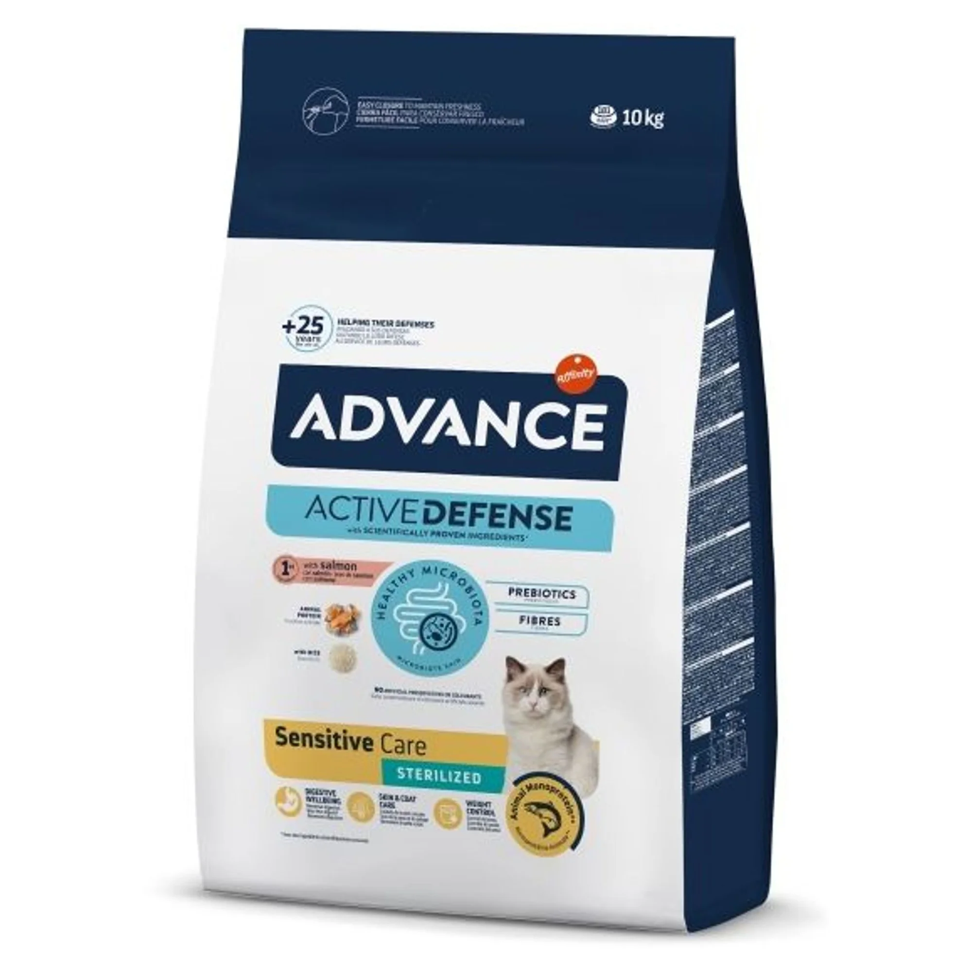Advance Hassas Sindirim için Somonlu Kısırlaştırılmış Yetişkin Kedi Maması 10 KG