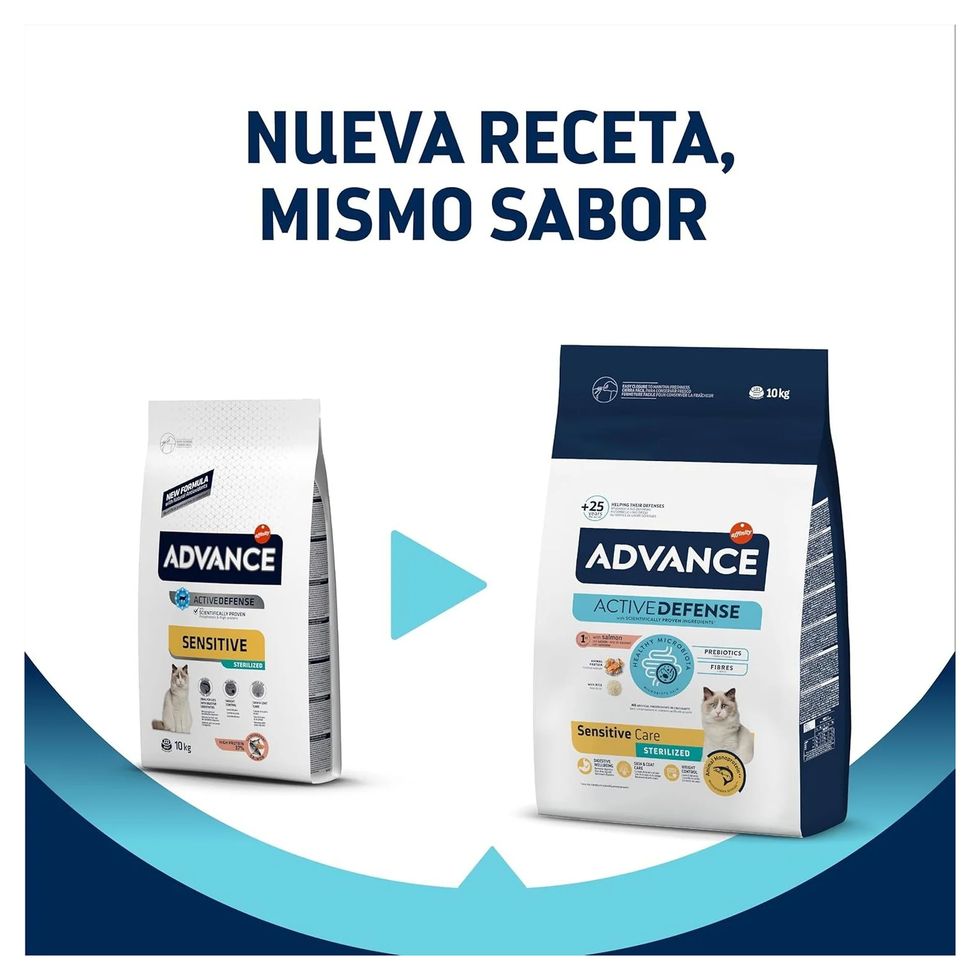 Advance Hassas Sindirim için Somonlu Kısırlaştırılmış Yetişkin Kedi Maması 10 KG — 10.3 kg — Görsel 2