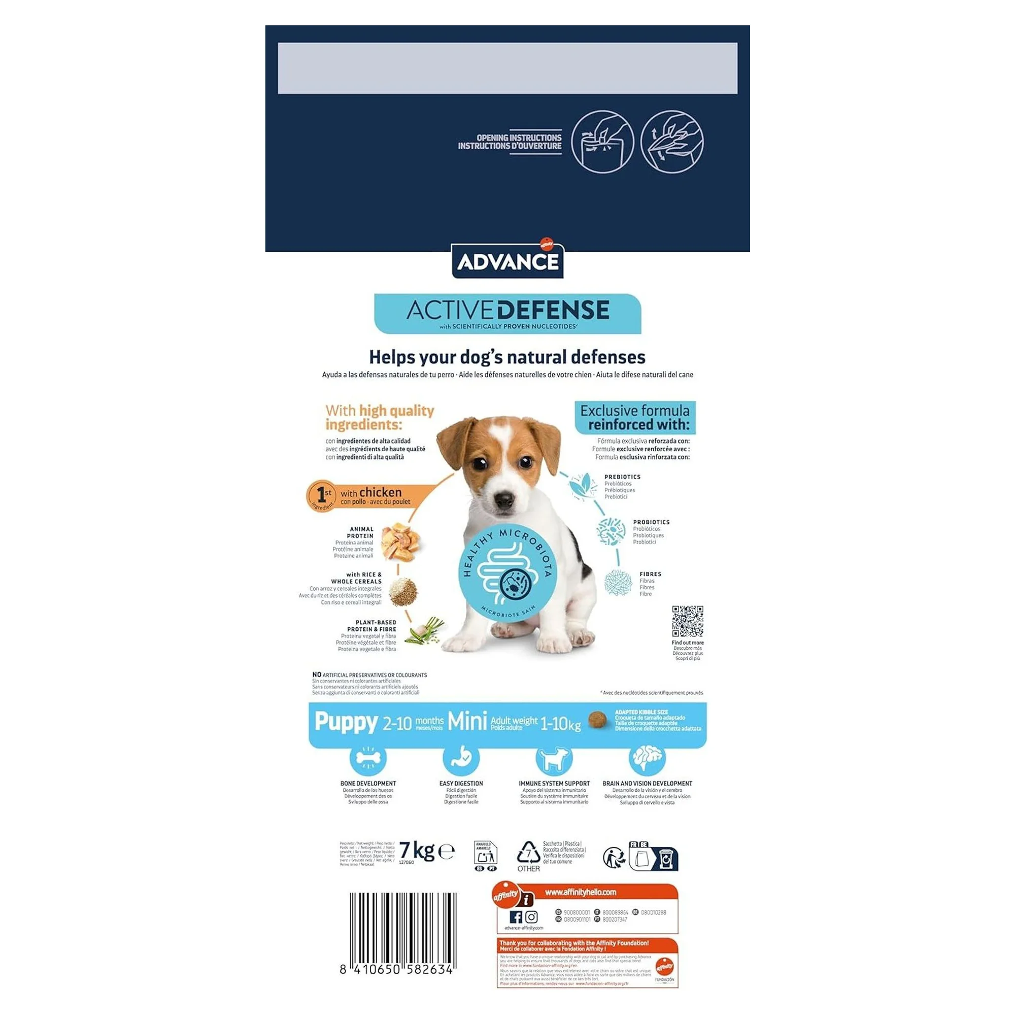 Advance Puppy Protect Hassas Sindirim Tavuklu Mini Küçük Irk Yavru Köpek Maması 7 KG — Normal, 7 kg — Görsel 2