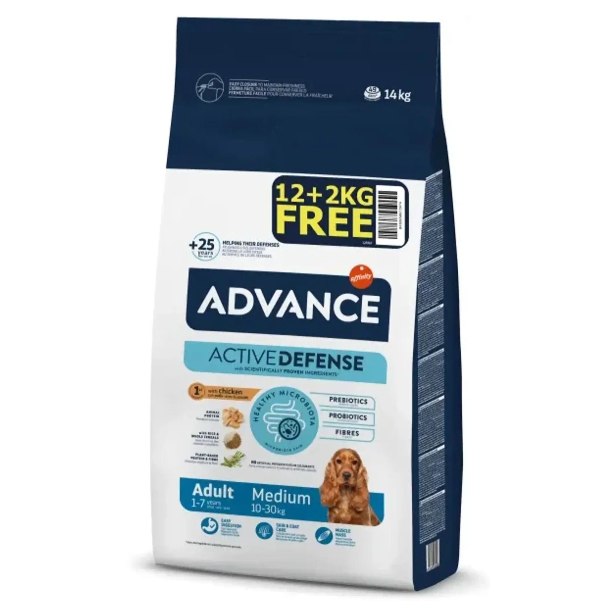 Advance Medium Adult Orta Irk Yetişkin Köpek Maması 12+2 KG