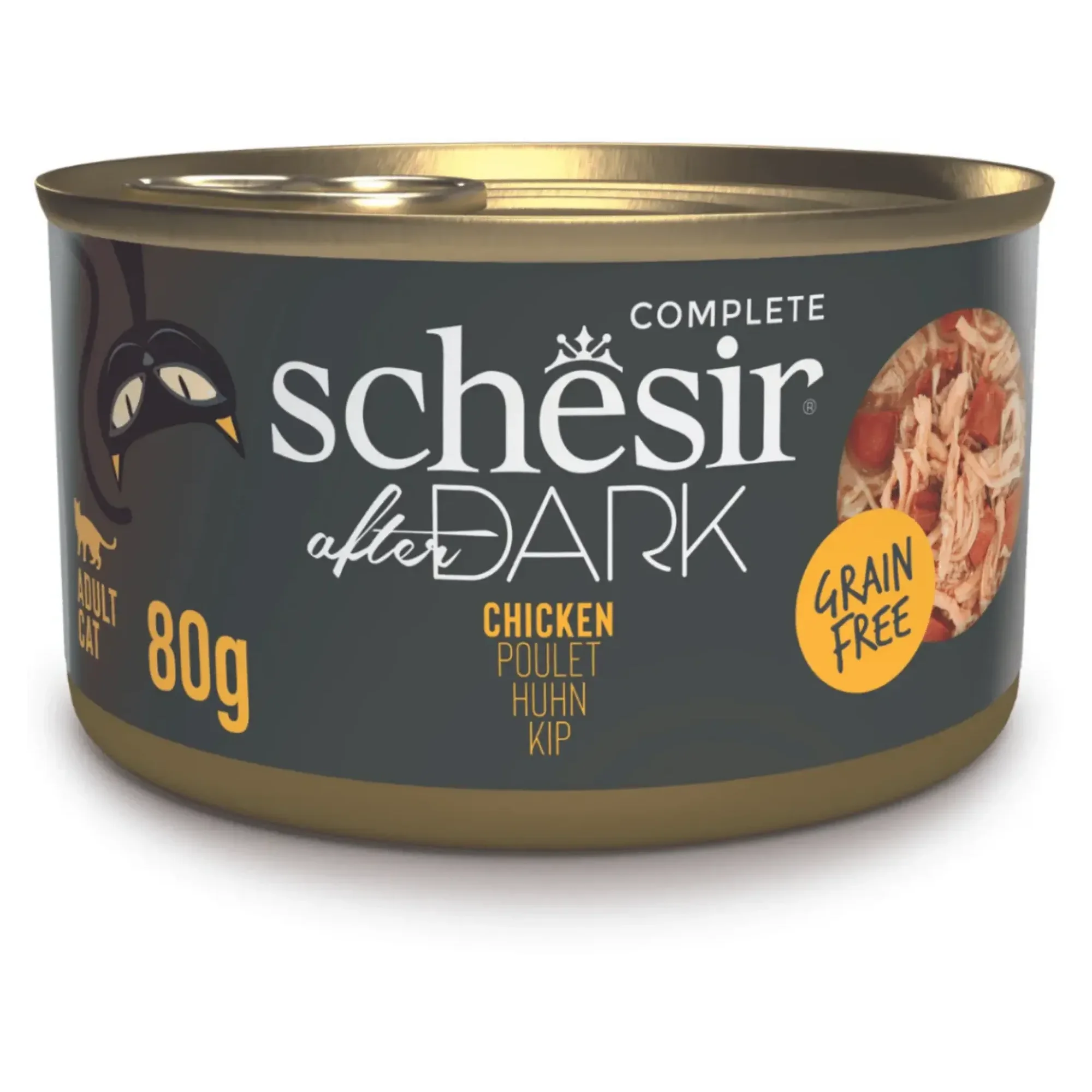 Schesir Schesir After Dark Wholefood Tavuklu Yetişkin Kedi Konservesi 80 G