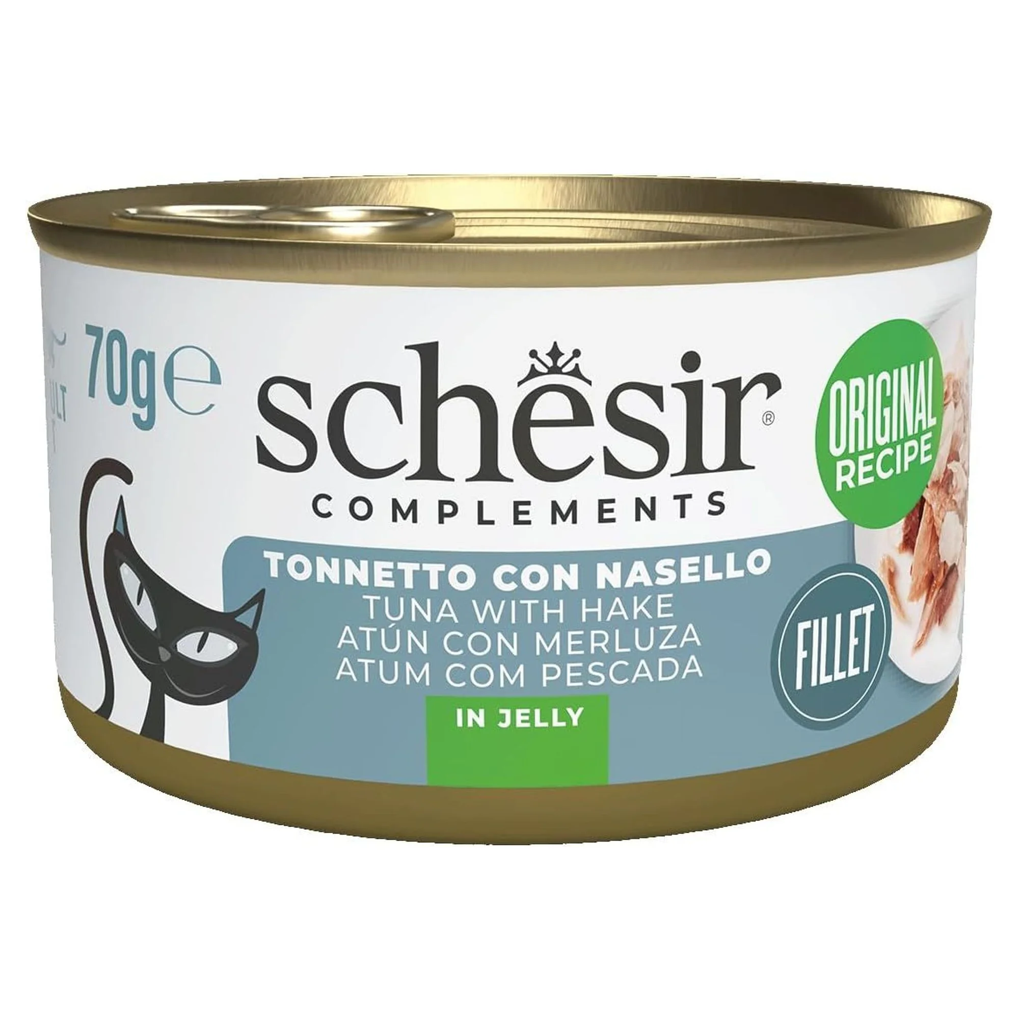 Schesir Ton Balıklı ve Berlam Balıklı Yetişkin Kedi Konservesi 70 G