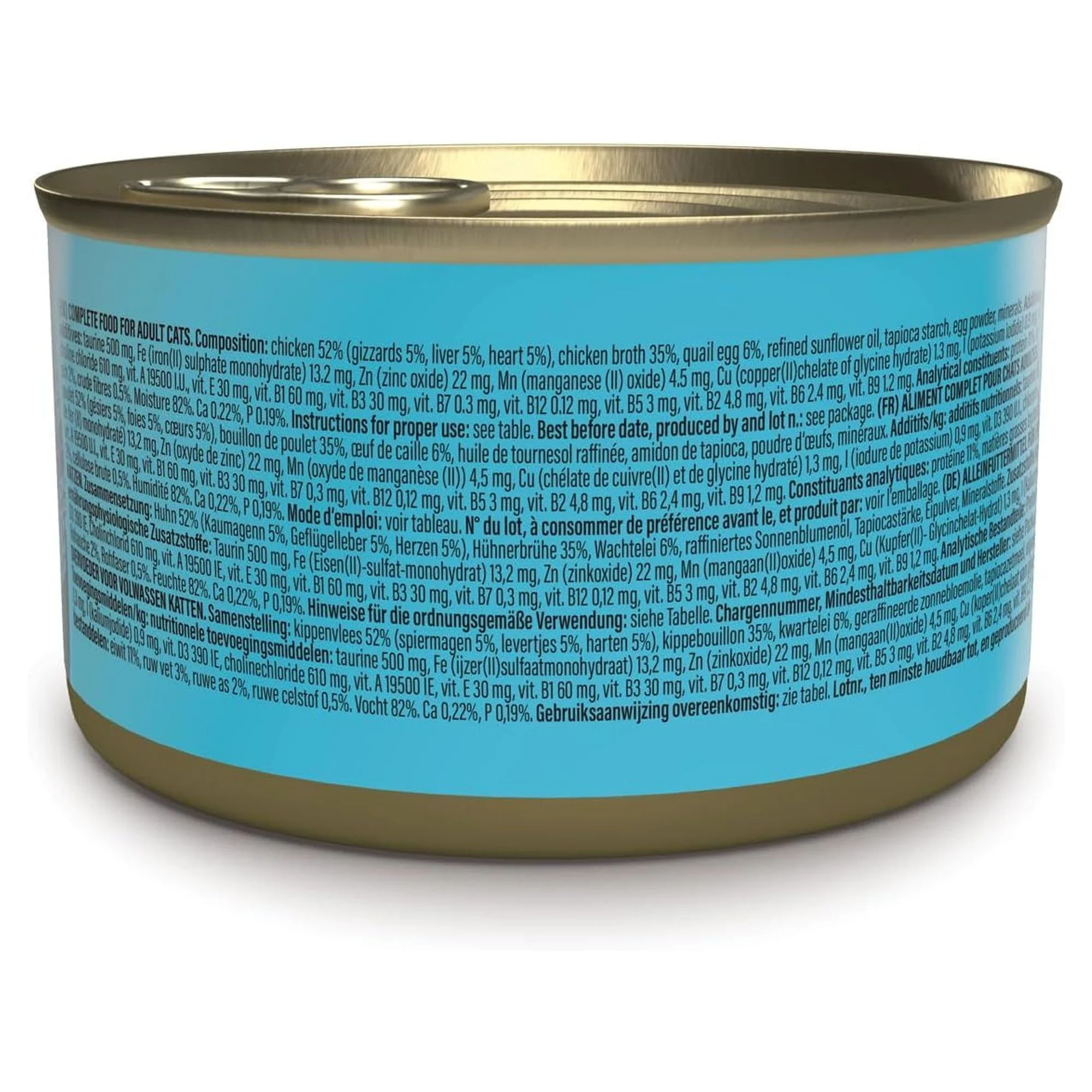 Schesir After Dark Pate Tavuklu ve Bıldırcın Yumurtalı Yetişkin Konserve Kedi Maması 80 G — Normal, 90 g — Görsel 5
