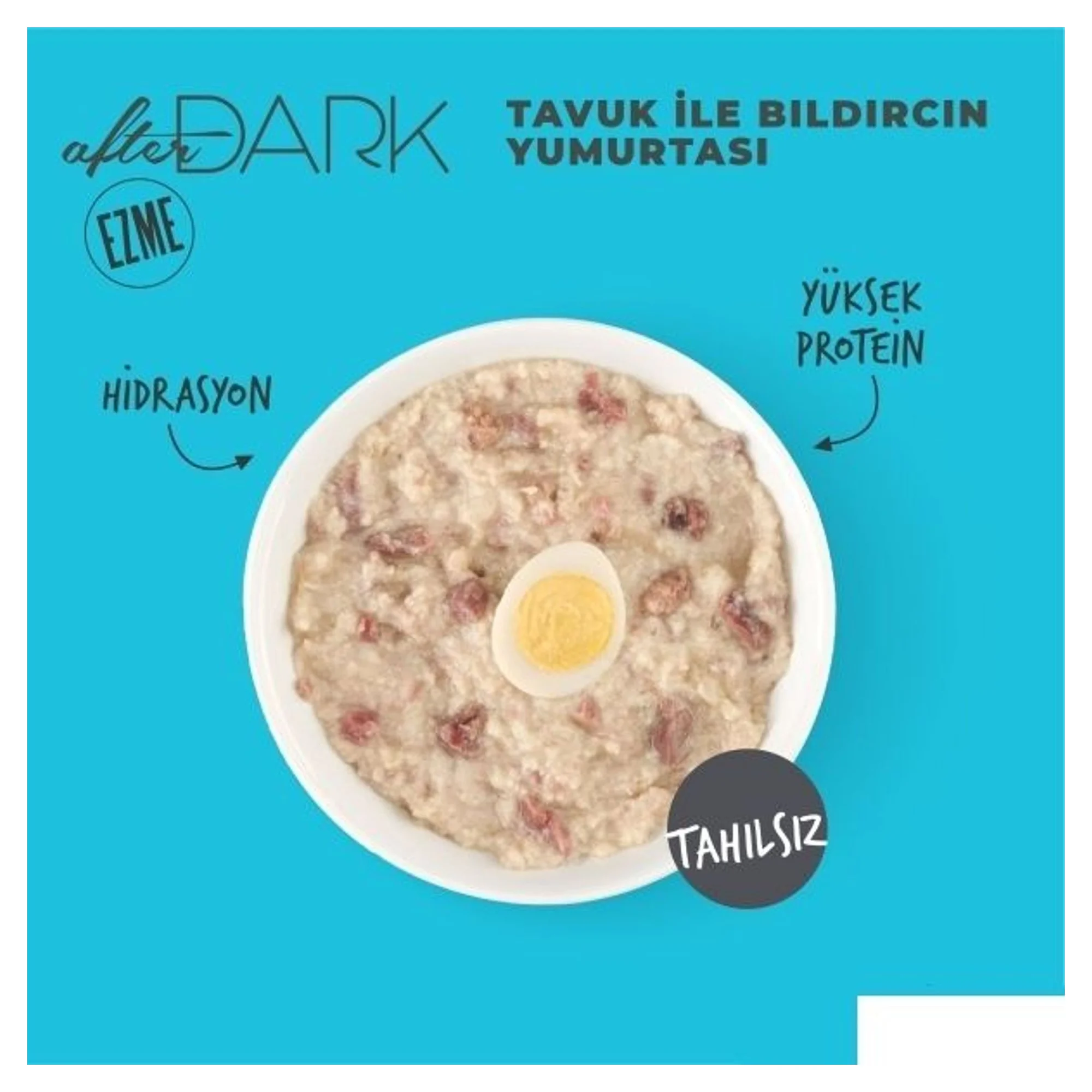 Schesir Schesir After Dark Pate Tavuklu ve Bıldırcın Yumurtalı Yetişkin Konserve Kedi Maması 80 G — Normal, 90 g — Görsel 3