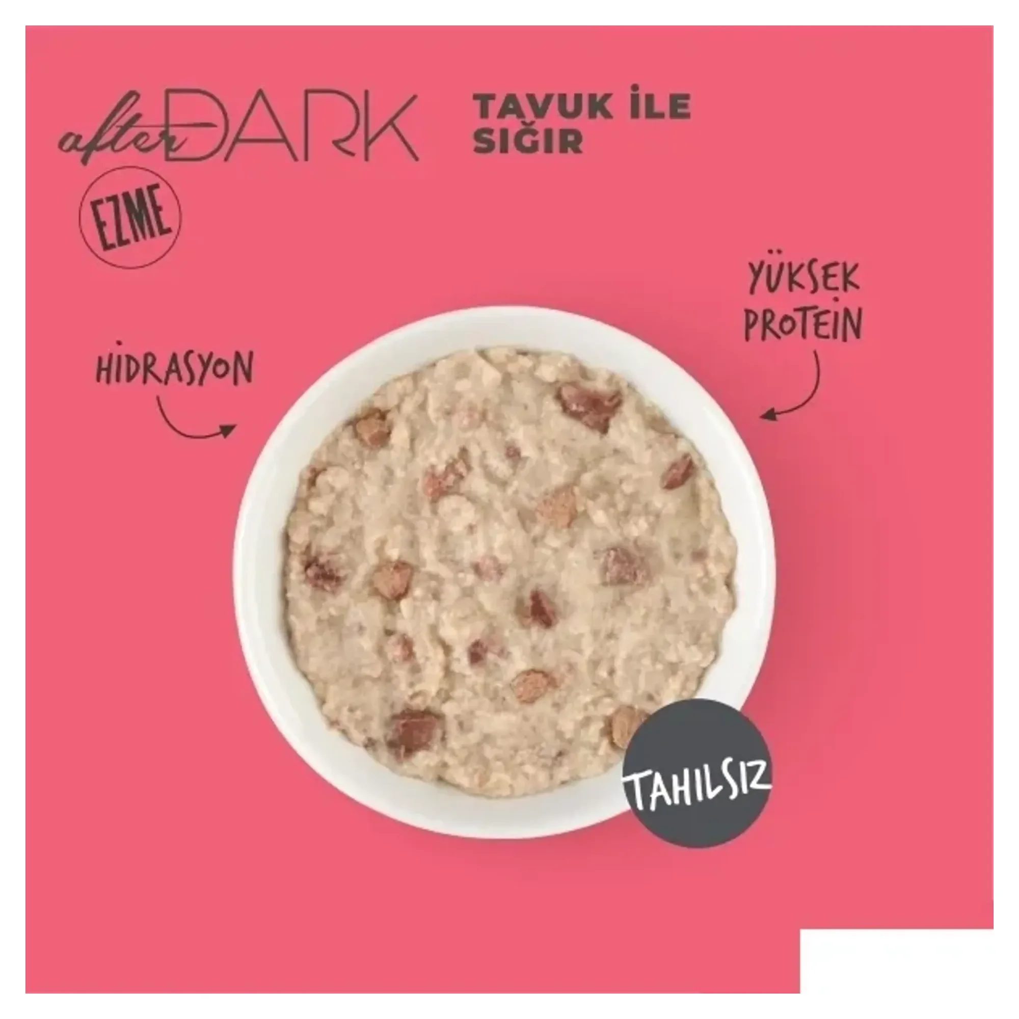 Schesir Schesir After Dark Pate Tavuk ve Sığır Etli Yetişkin Kedi Konservesi 80 G — Normal, 90 g — Görsel 3