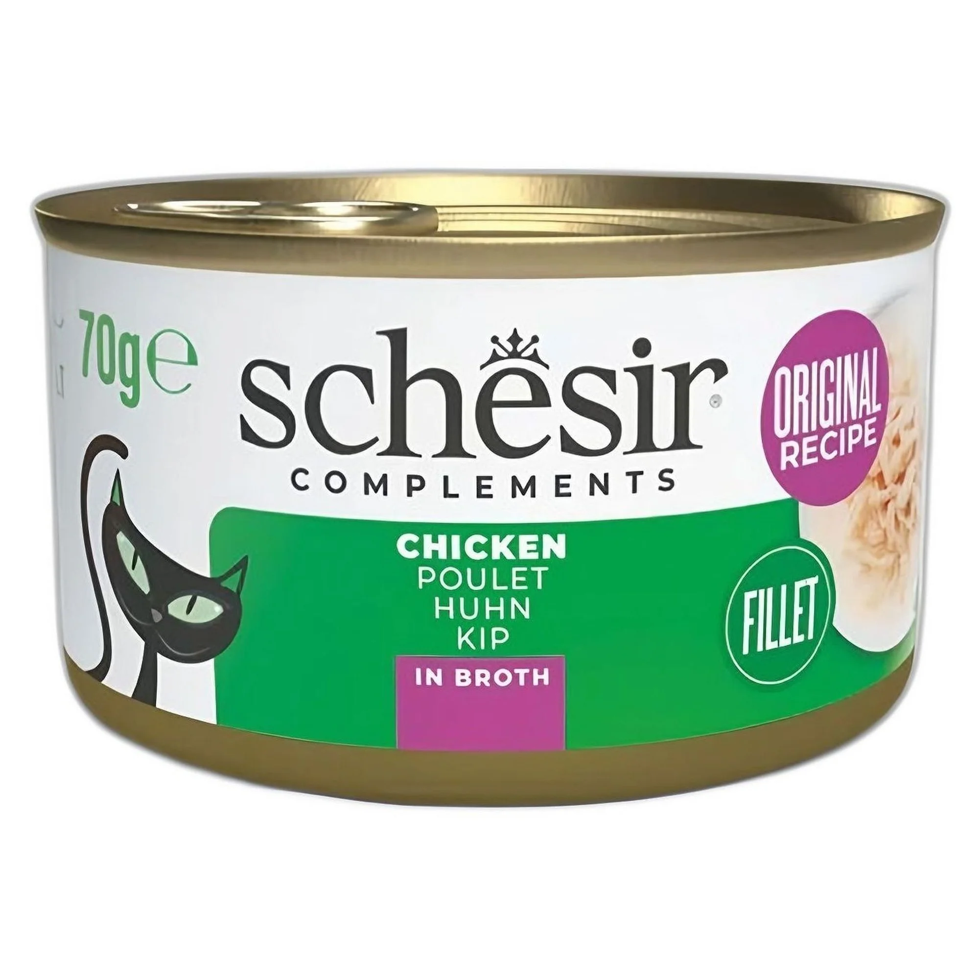 Schesir Schesir Tavuk Filetolu Pişirme Suyunda Yetişkin Kedi Konservesi 70g