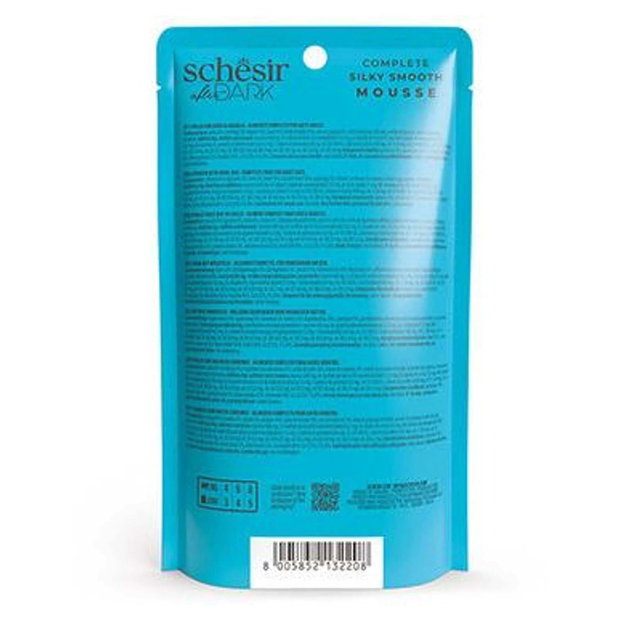 Schesir Schesir After Dark Tavuklu ve Bıldırcın Yumurtalı Pouch Yetişkin Kedi Maması 80 G — Normal, 85 g — Görsel 2