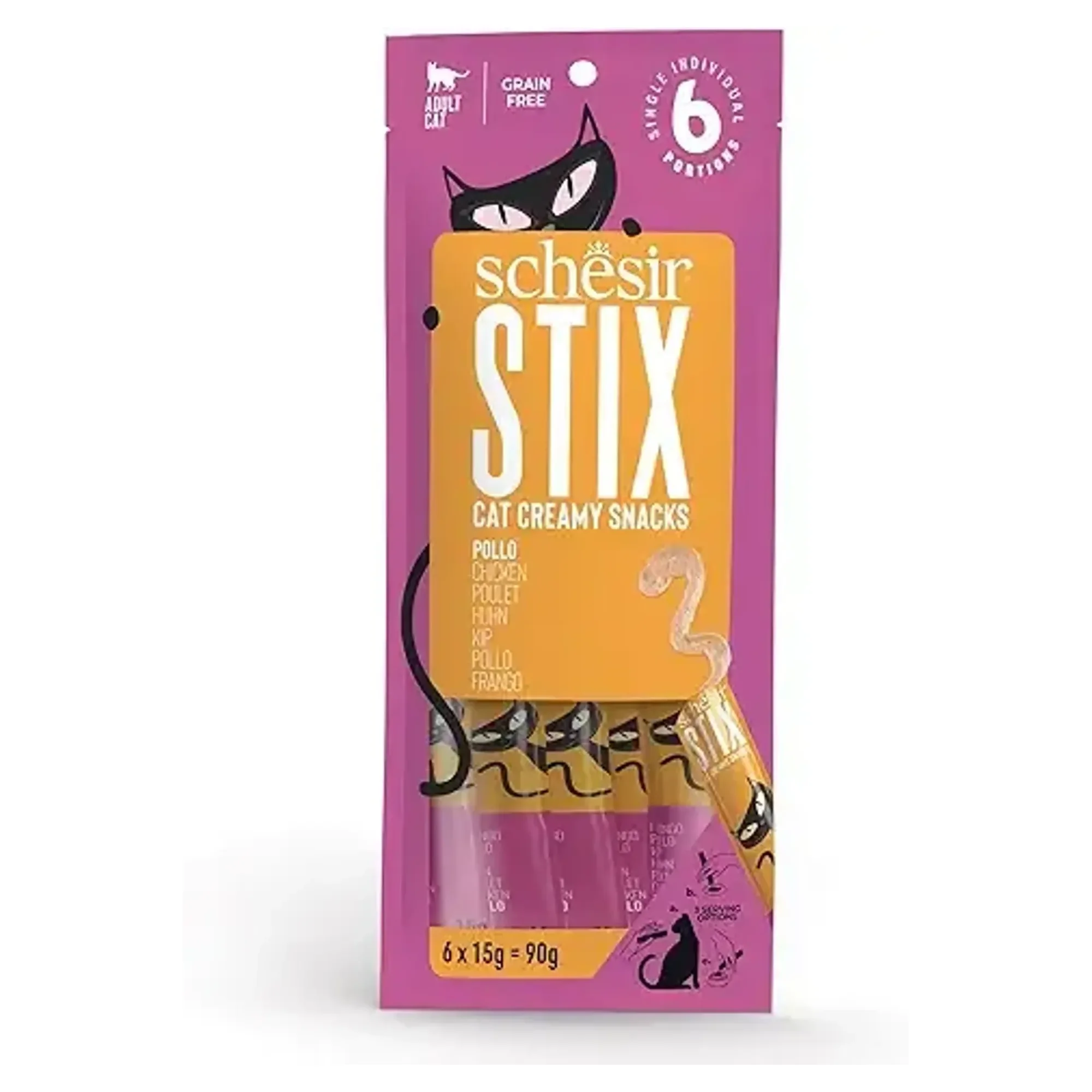 Schesir Schesir Stix Tavuklu Krem Ödül Maması 12x6x15G