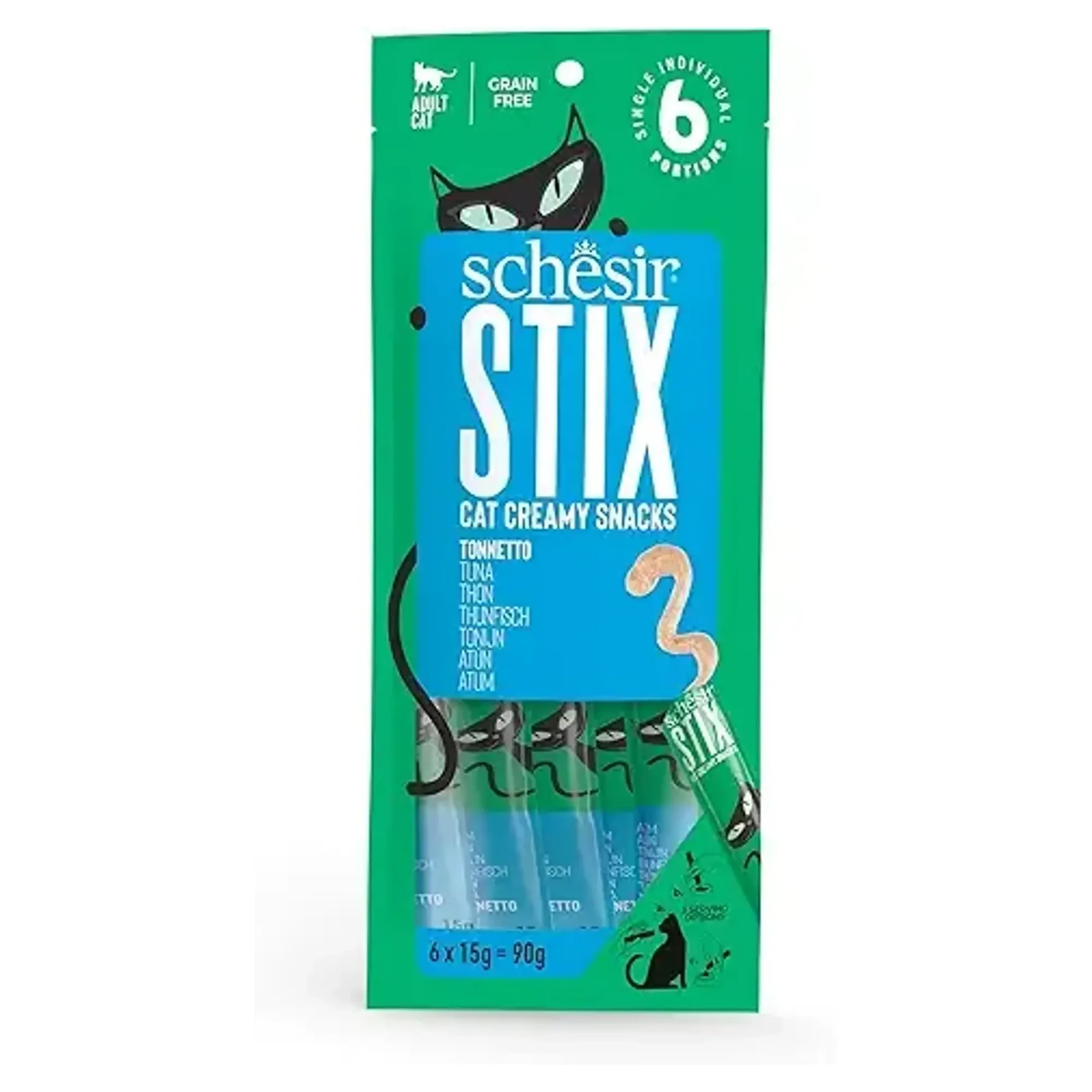 Schesir Schesir Stix Ton Balıklı Krem Ödül Maması 12x6x15G