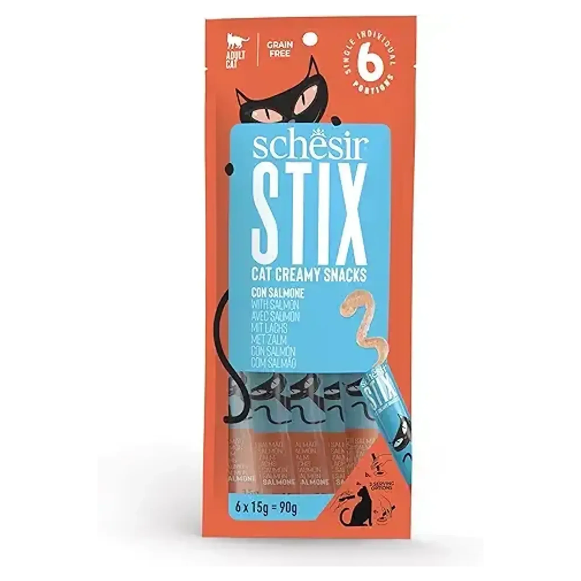 Schesir Schesir Stix Somonlu Krem Ödül Maması 12x6x15G