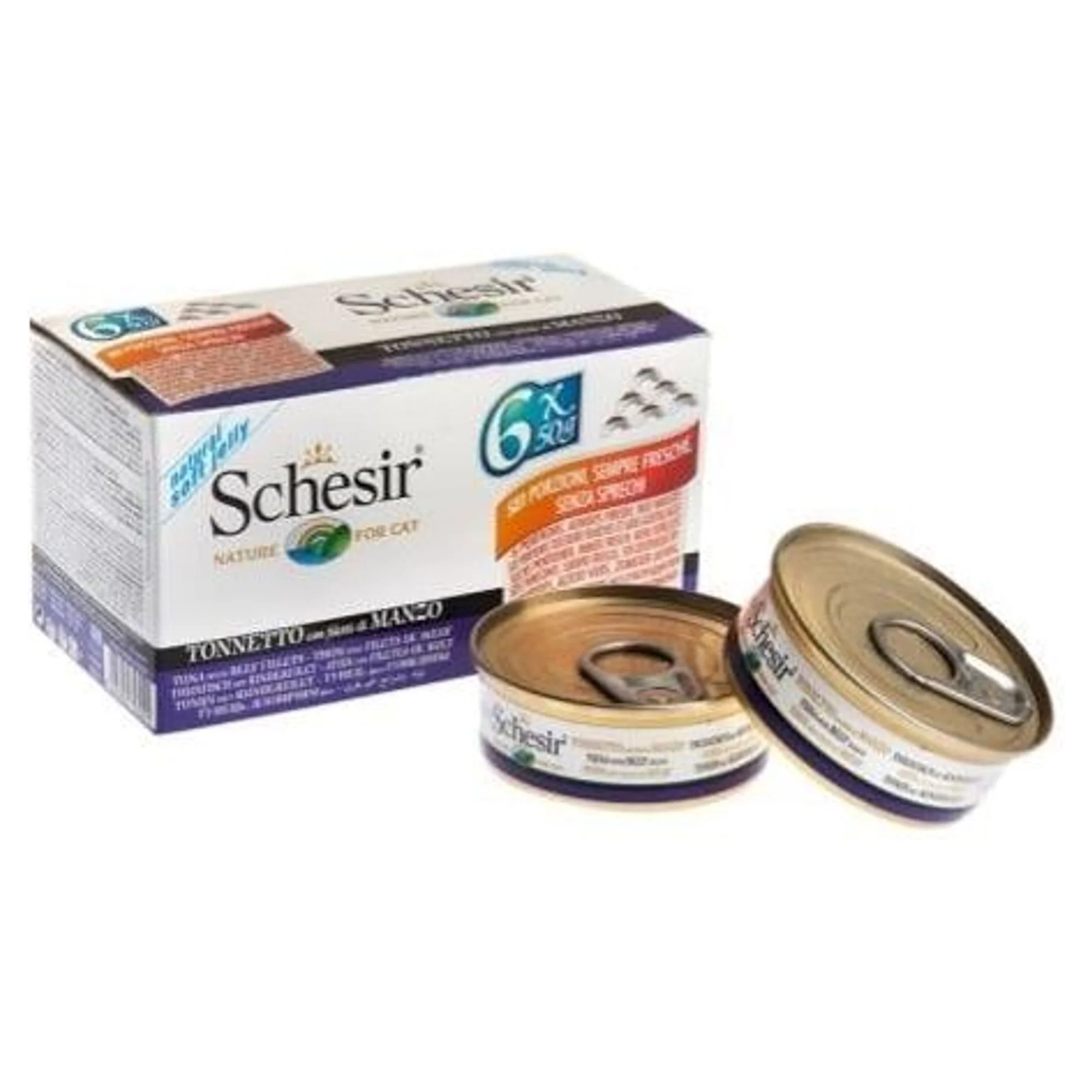 Schesir Schesir Cat Multipack Beef 6x50 G