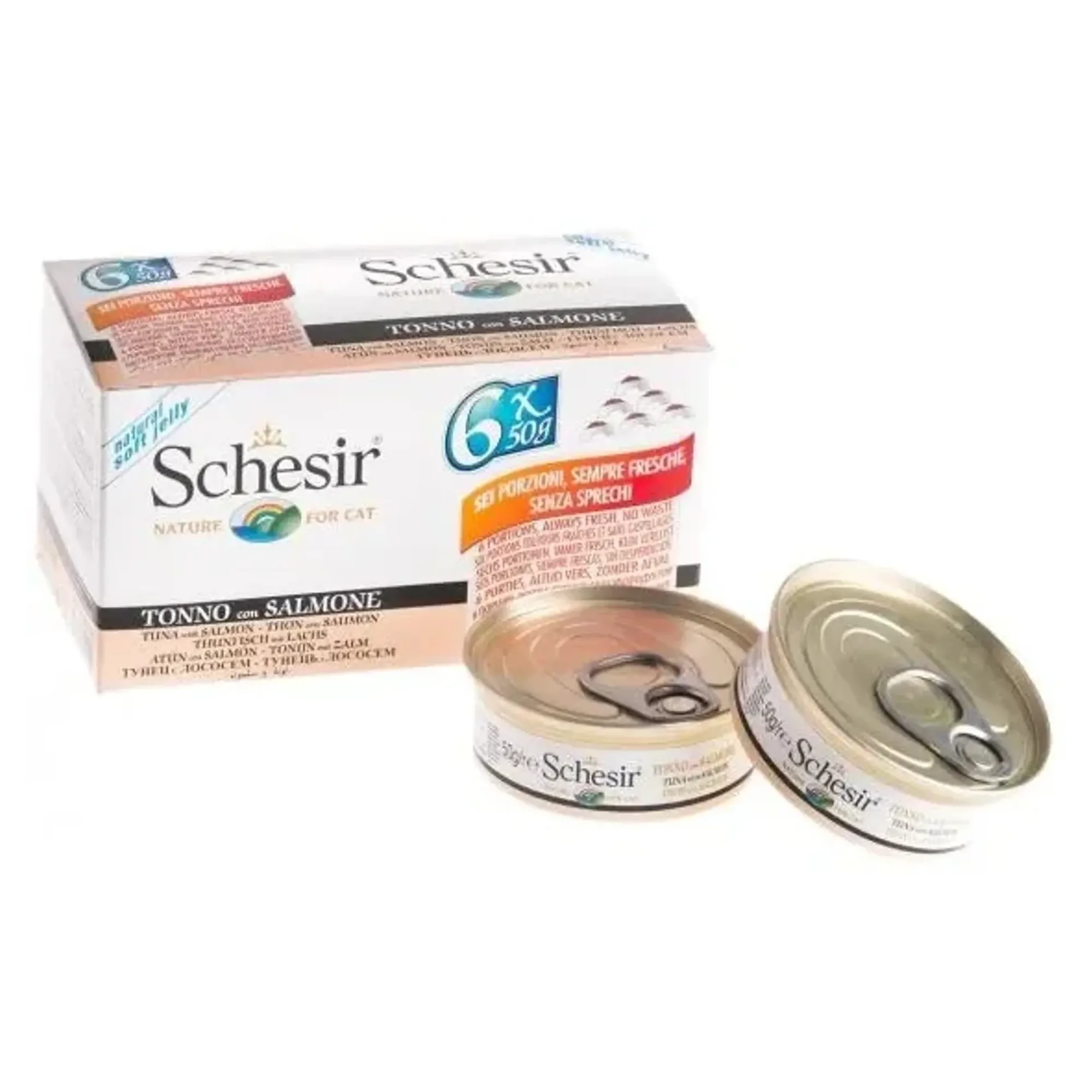 Schesir Schesir Cat Multipack Salmon 6x50 G