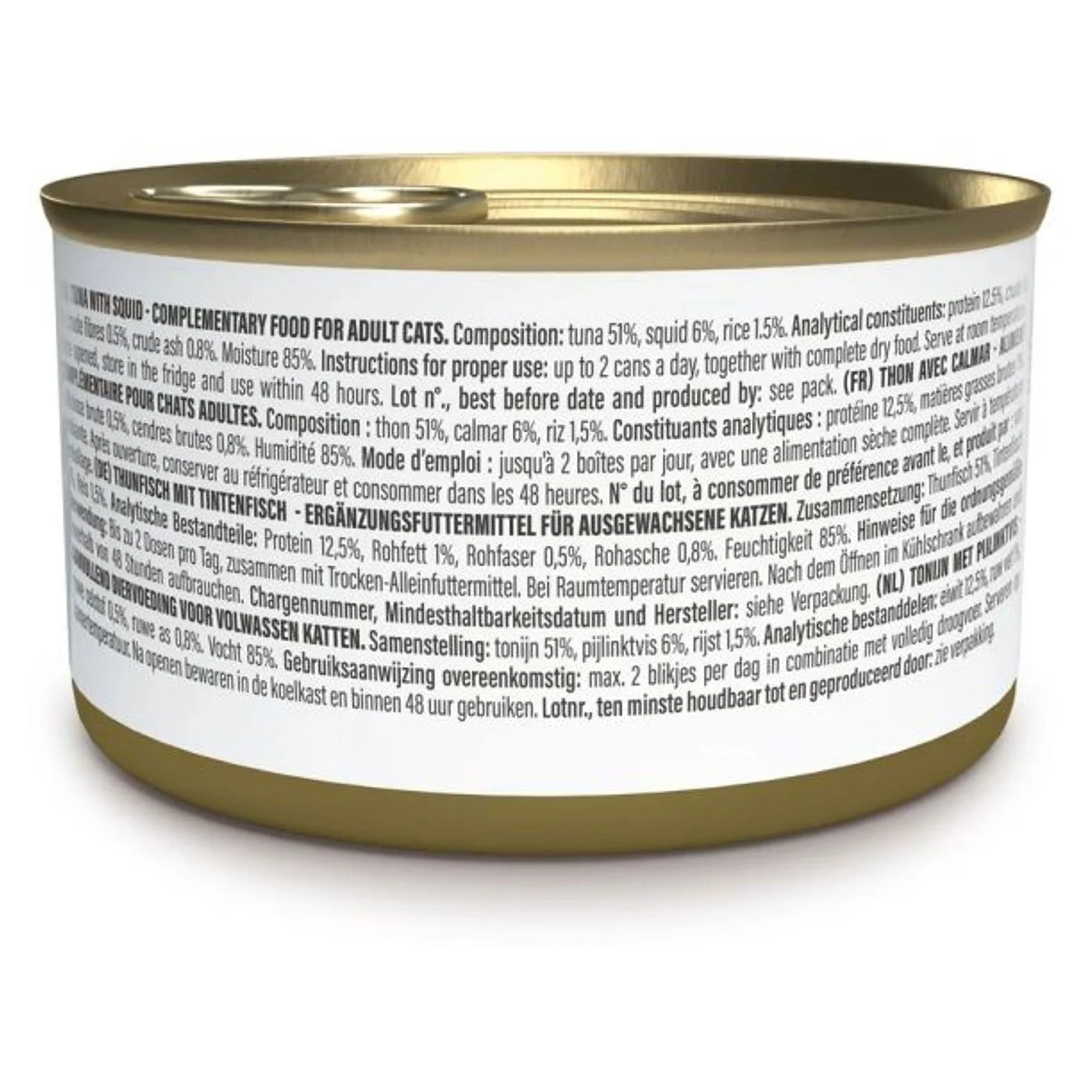 Schesir Schesir Jelly Ton Balığı ve Kalamar Jöle İçinde Yetişkin Kedi Konservesi 85G — Normal, 90 g — Görsel 2