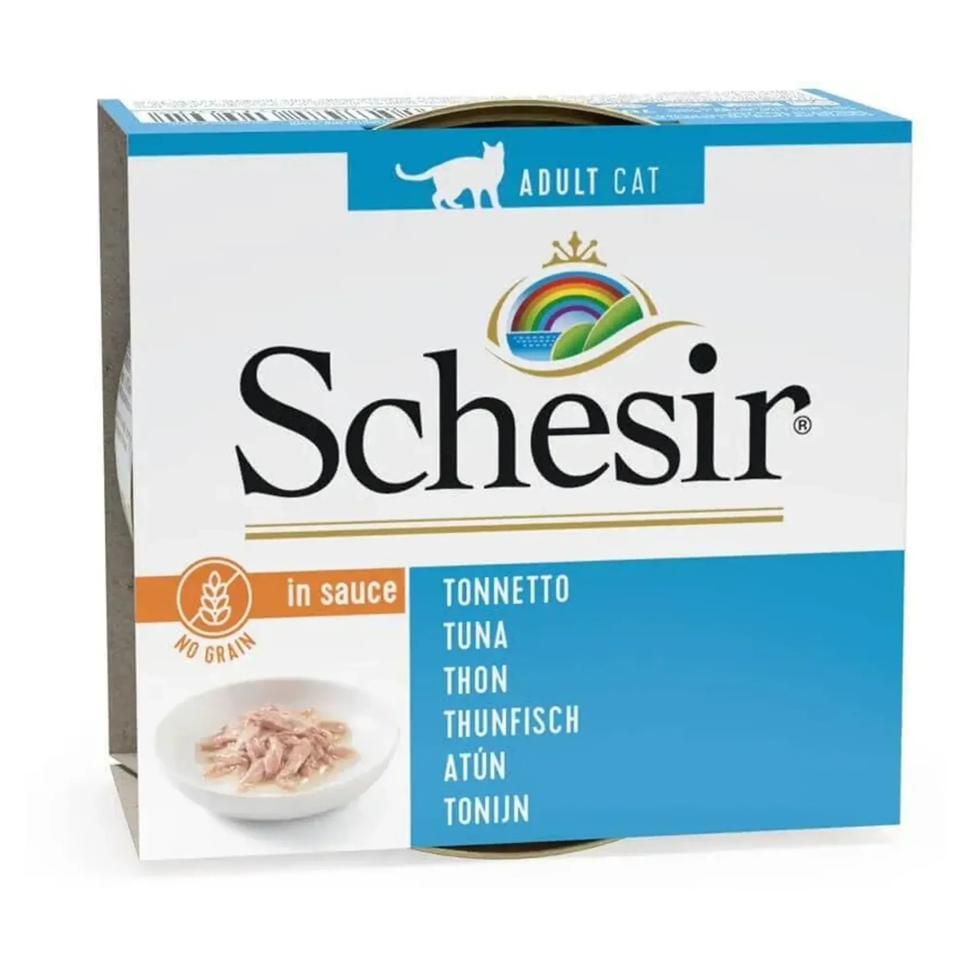 Schesir Schesir Broth Ton Balığı Et Suyunda Yetişkin Kedi Konservesi 70G