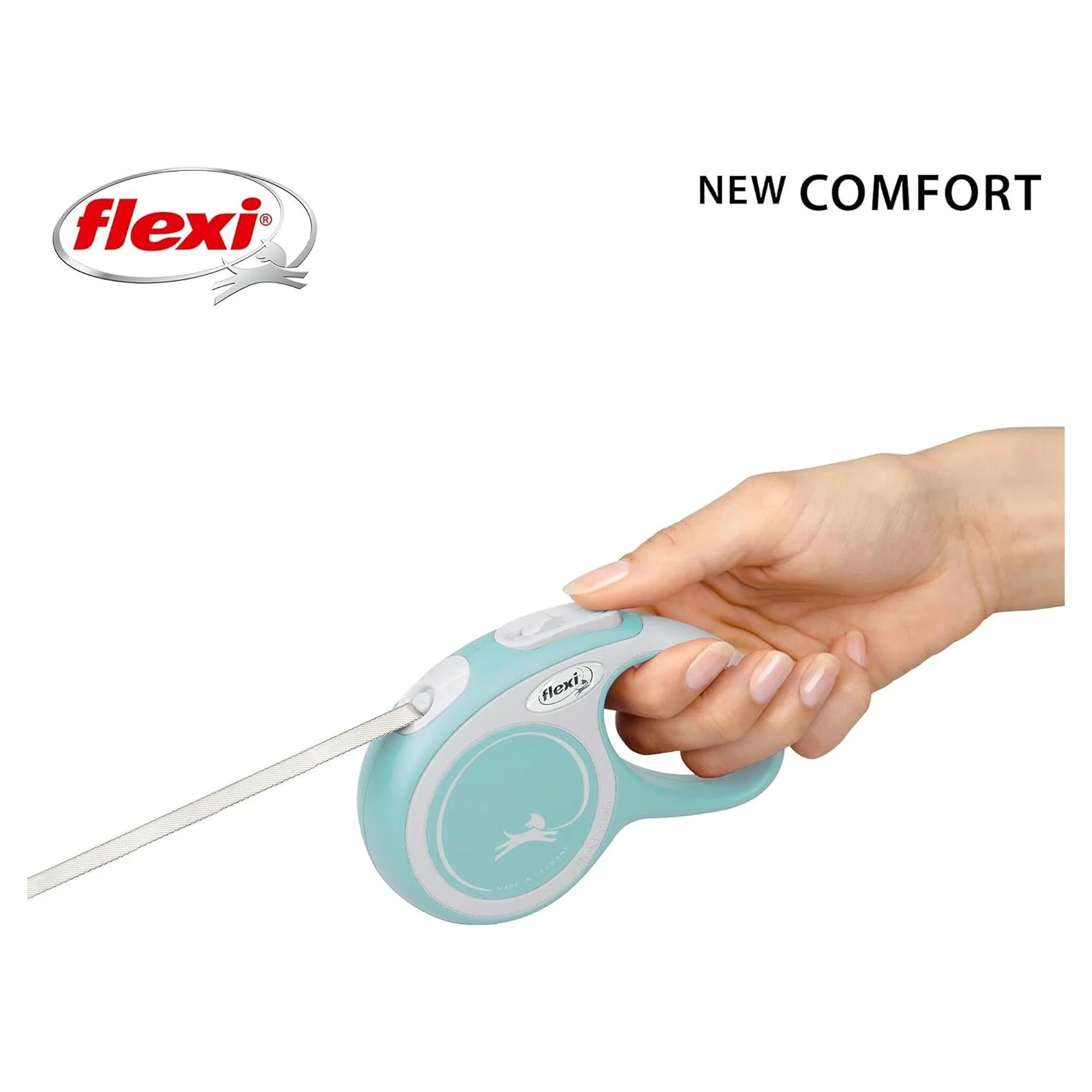 Flexi New Comfort XS Beden Açık Mavi Şerit Köpek Gezdirme Tasması 3 M — Gezdirme Kayışları, 165 g — Görsel 6