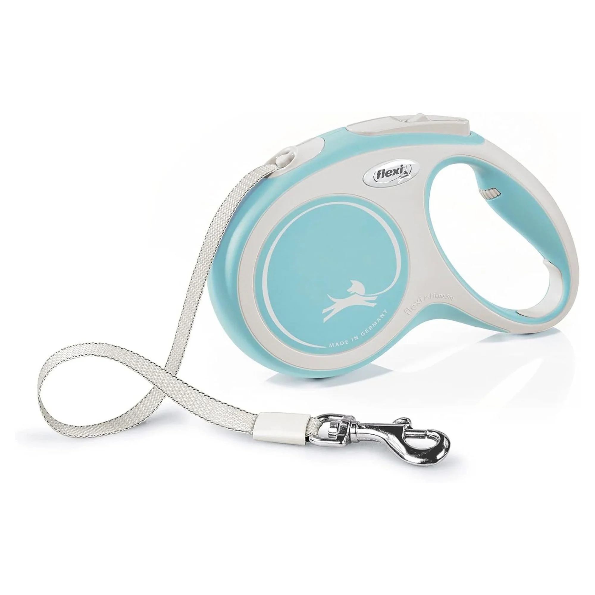 Flexi New Comfort M Beden Açık Mavi  Şerit Köpek Gezdirme Tasması 5 M