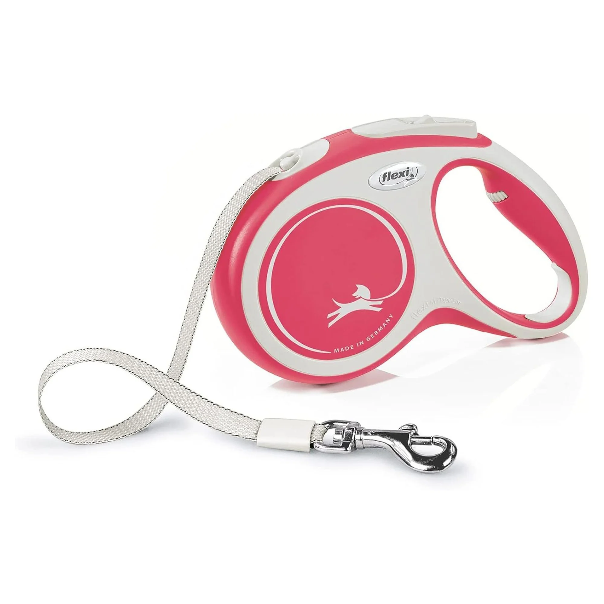 Flexi New Comfort Kırmızı M Beden Şerit Köpek Gezdirme Tasması 5 M