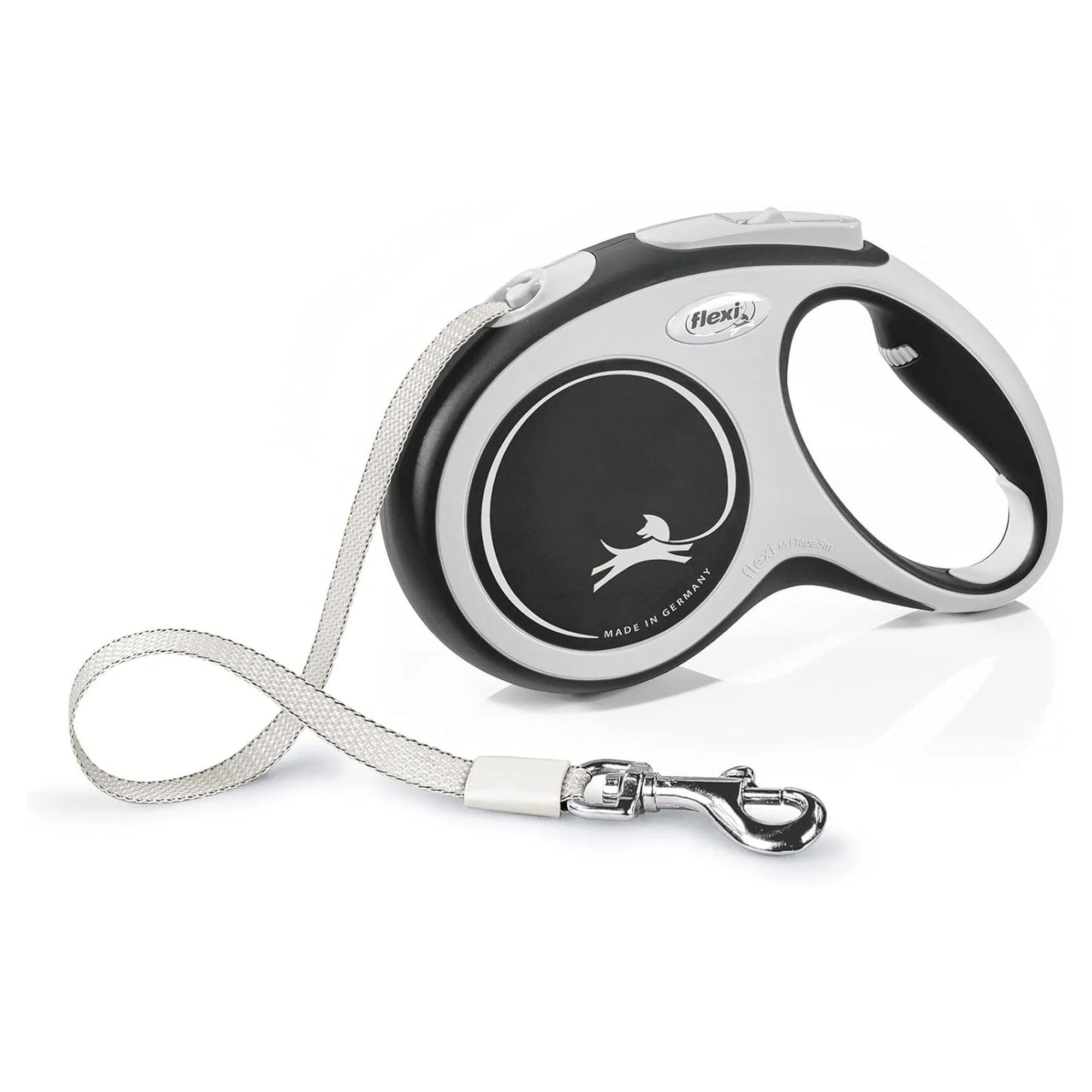 Flexi New Comfort M Beden Siyah  Şerit Köpek Gezdirme Tasması 5 M