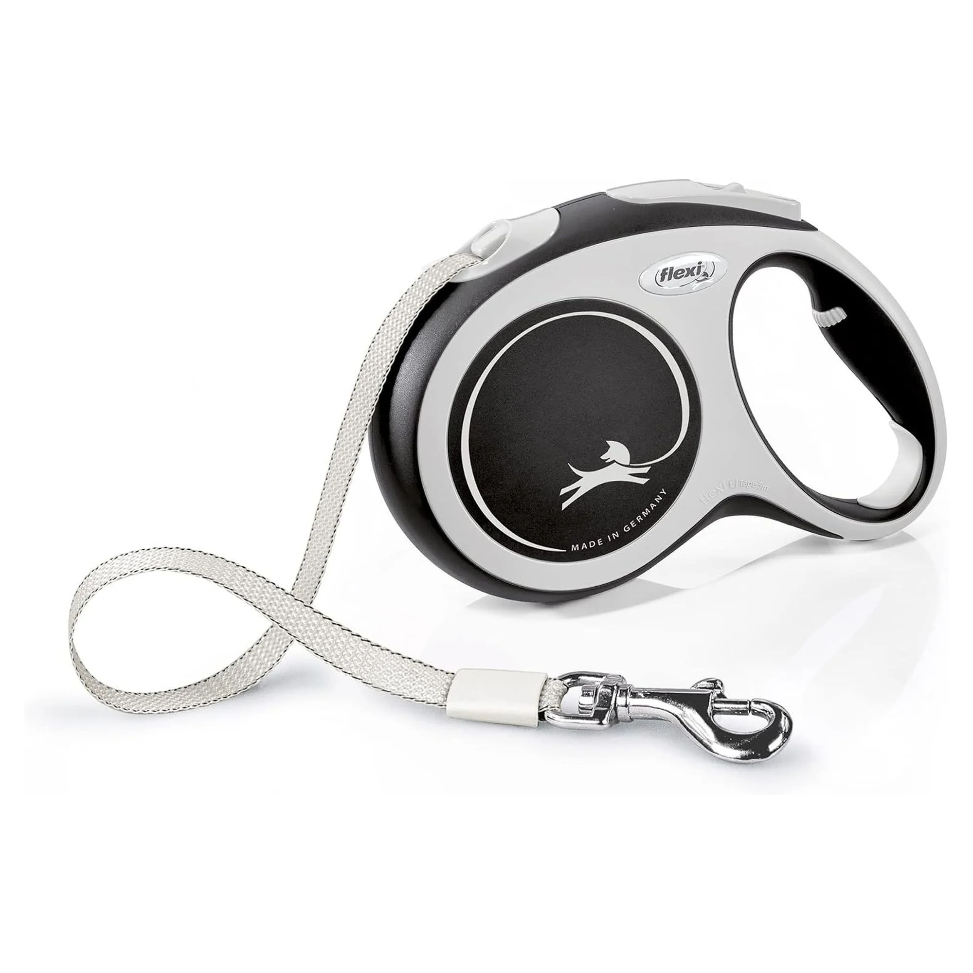Flexi New Comfort Siyah L Beden Köpek Gezdirme Kayışı 5 M