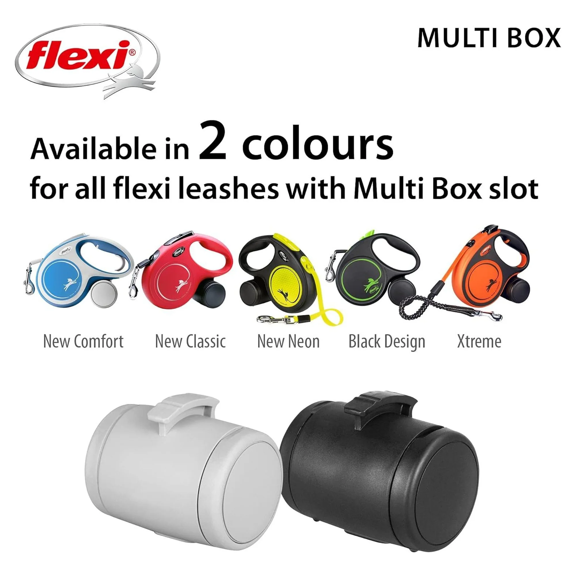Flexi Siyah Multibox Köpek Tasma Aksesuarı — Giyim ve Aksesuar, 110 g — Görsel 3