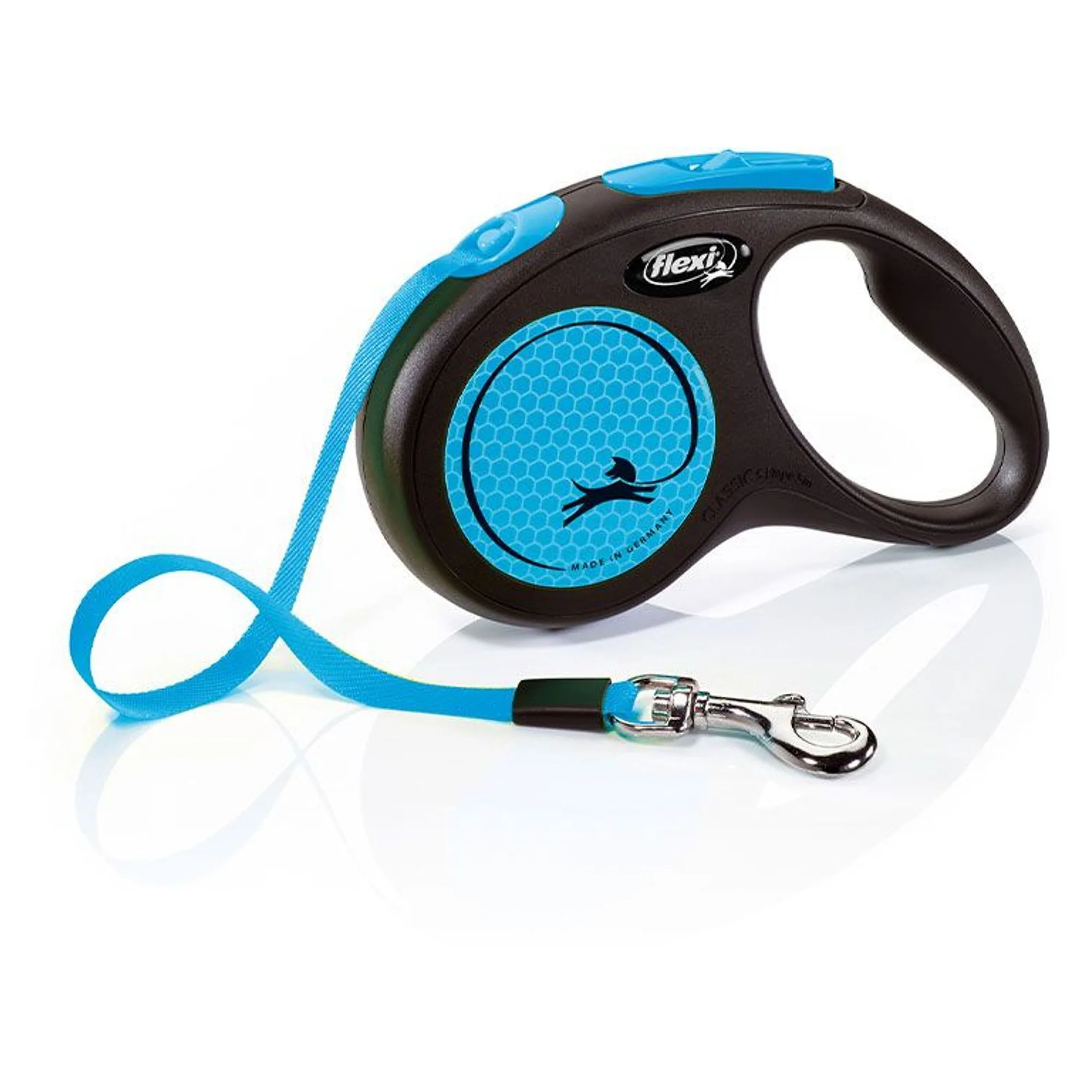Flexi Flexi New Neon Mavi S Beden Şerit Köpek Tasması 5 M