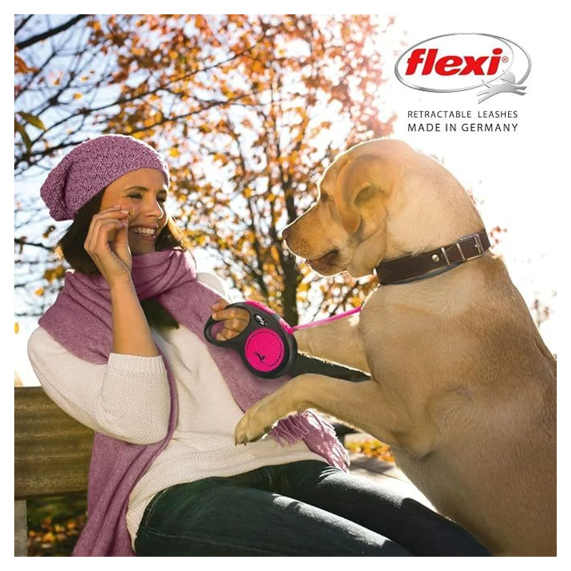 Flexi New Neon Pembe S Beden Şerit Köpek Tasması 5 M — Boyun Tasması, 430 g — Görsel 2