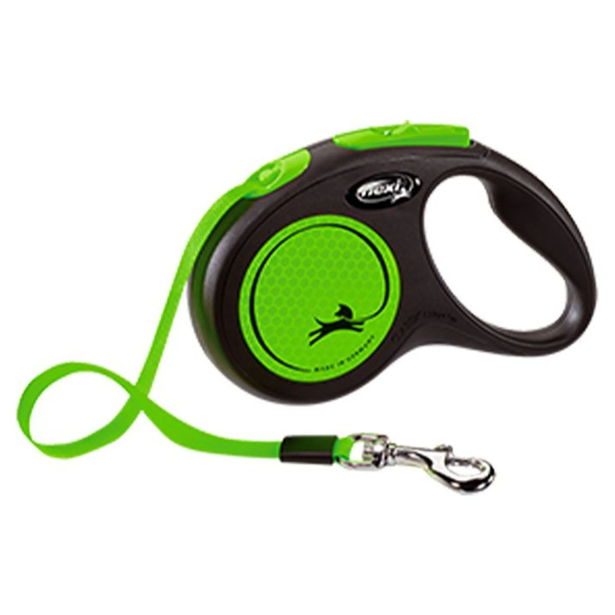 Flexi Flexi New Neon Yeşil S Beden Şerit Köpek Tasması 5 M