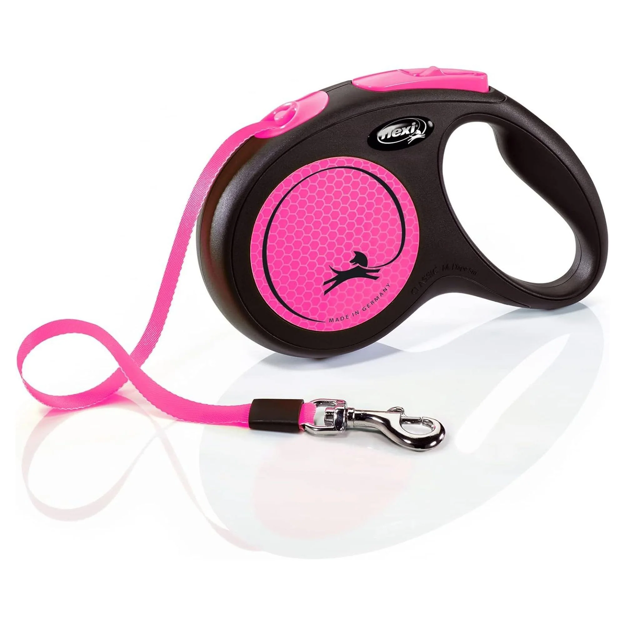 Flexi New Neon Pembe M Beden Şerit Köpek Tasması 5 M