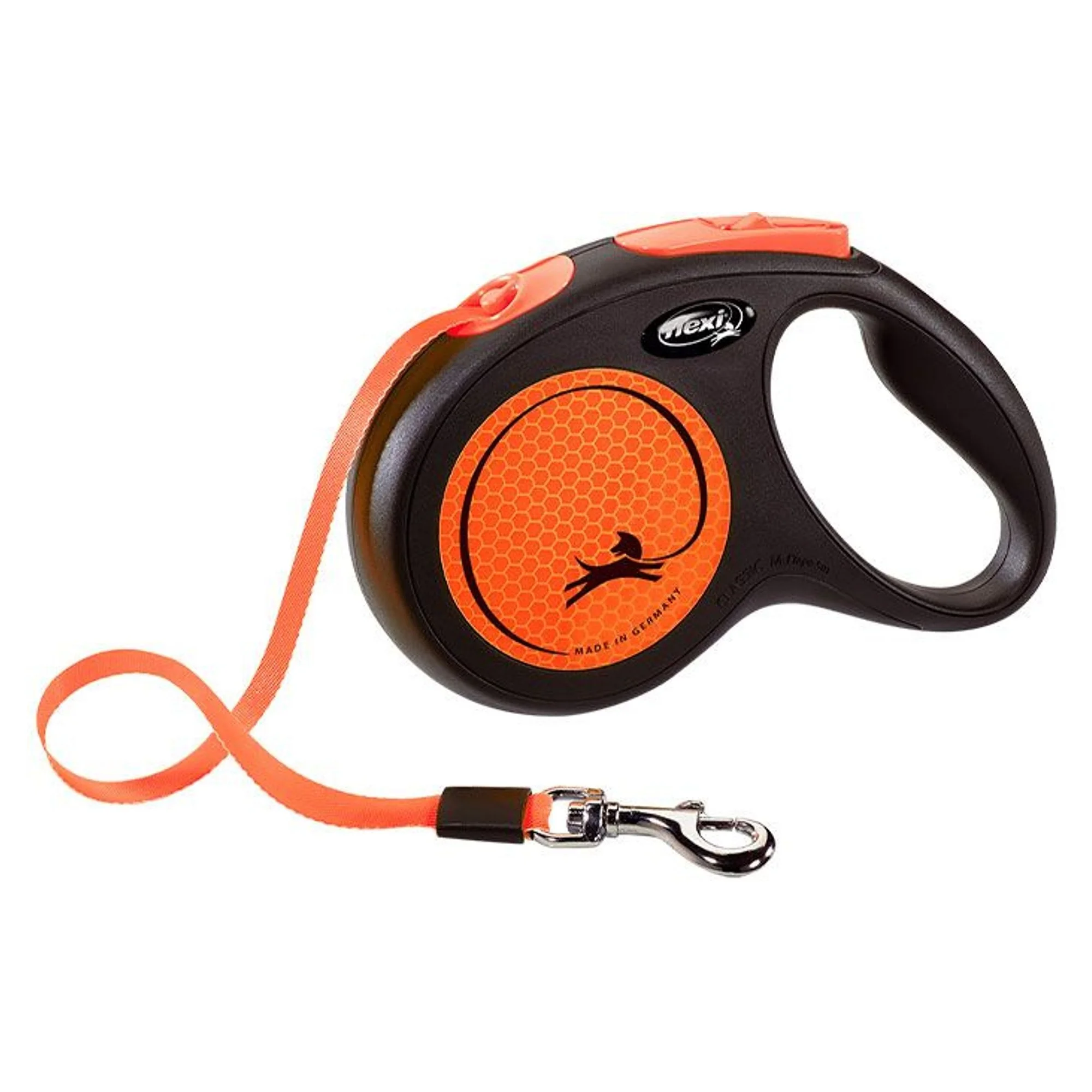 Flexi Flexi New Neon Turuncu M Beden Şerit Köpek Tasması 5 M