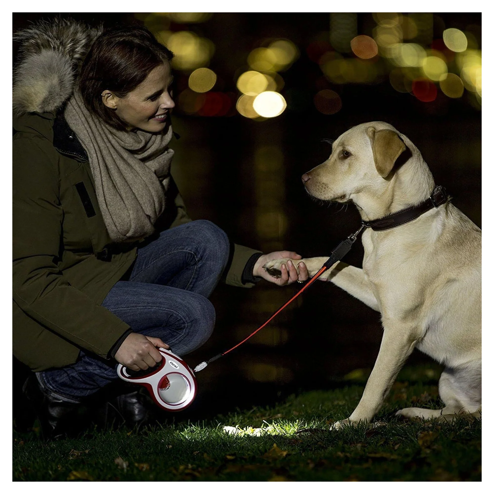 Flexi Siyah Led Işık Sistemli Köpek Tasma Aksesuarı — Giyim ve Aksesuar, 180 g — Görsel 5