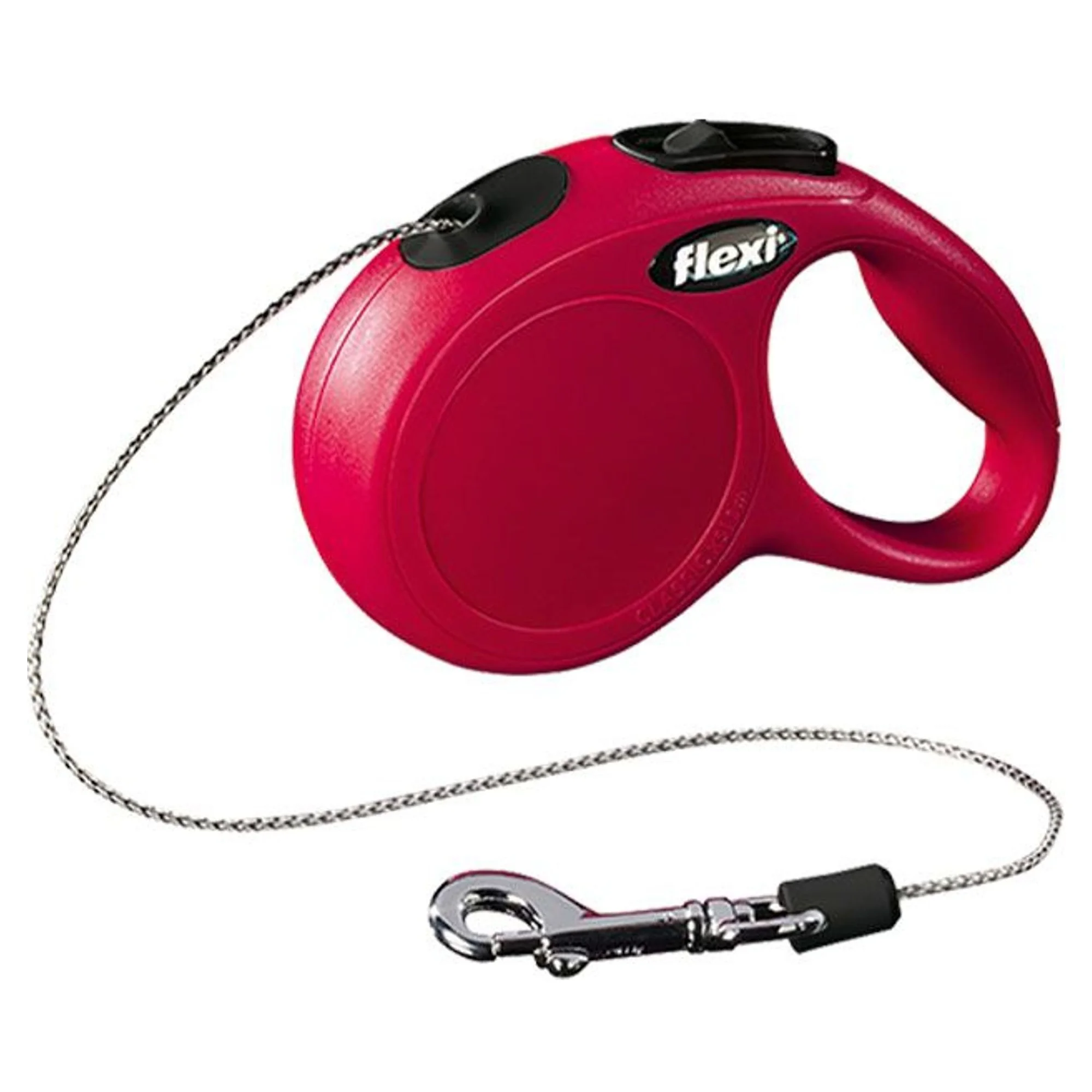 Flexi Flexi New Classic Kırmızı XS Beden  İpli Köpek Gezdirme Kayışı 3 M