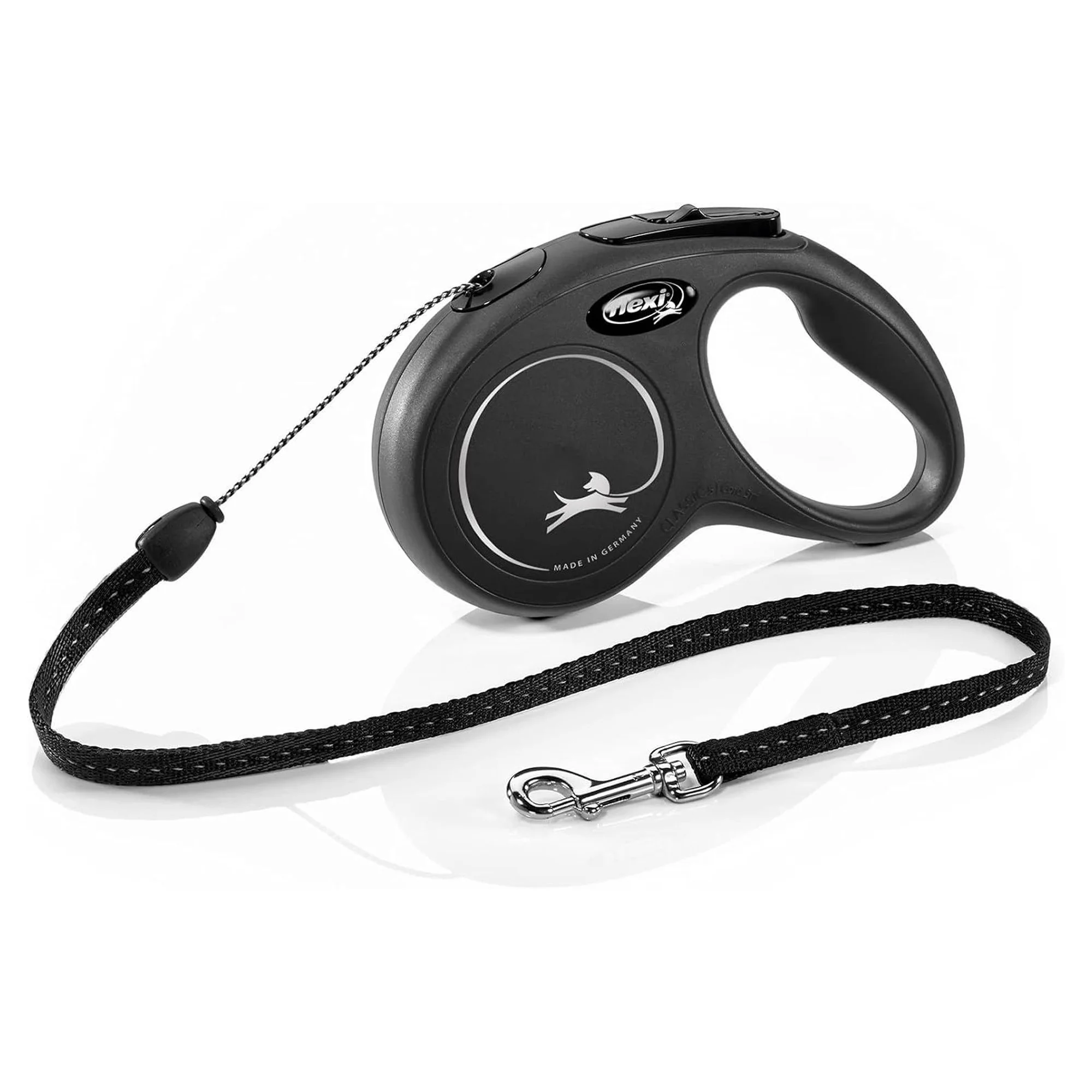 Flexi New Classic S Beden Siyah İpli Köpek Boyun Tasması 5 M